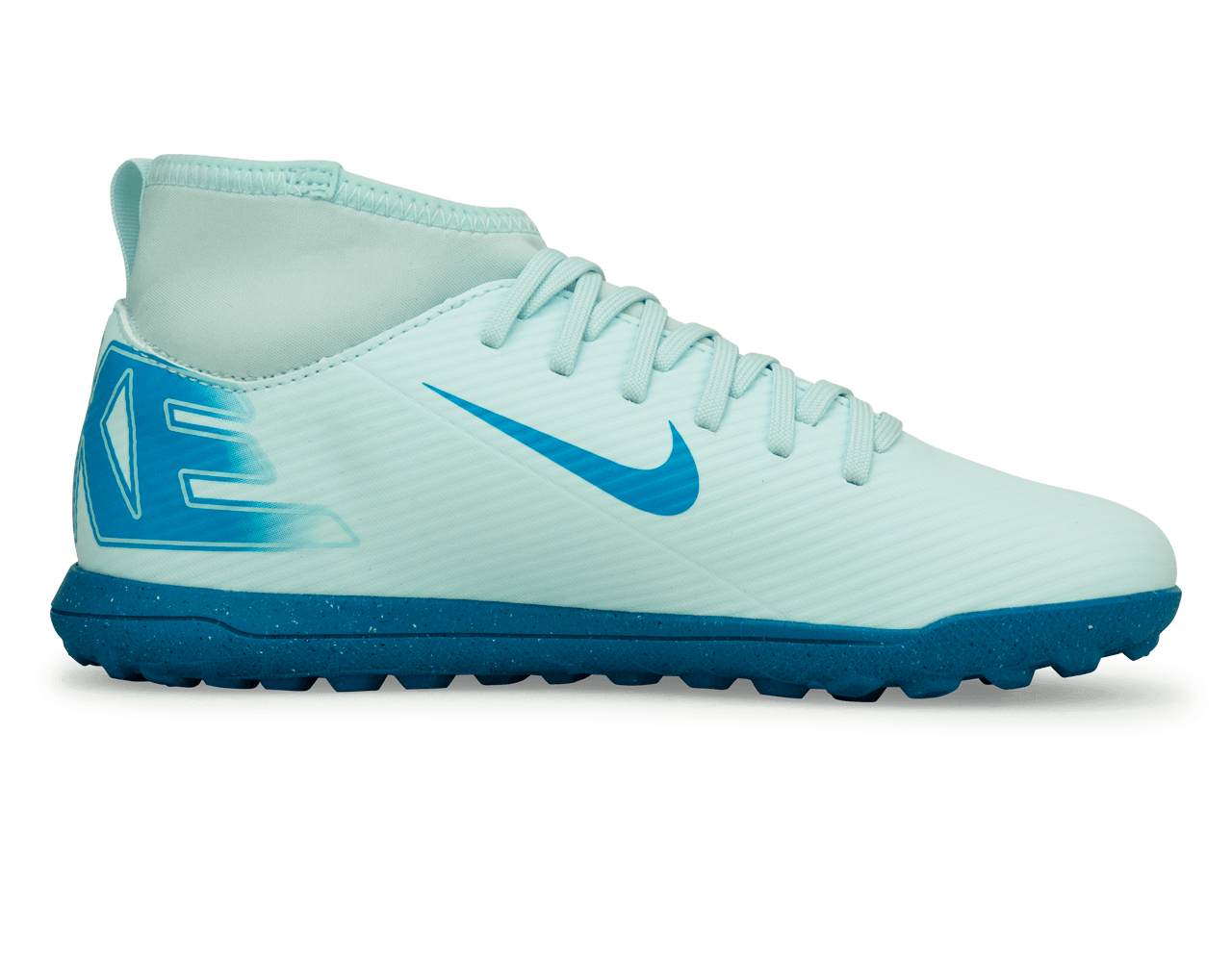 Nike Kids Zoom Mercurial Superfly 10 Club TF Glacier Blue/Blue Orbit、mySite、noshort