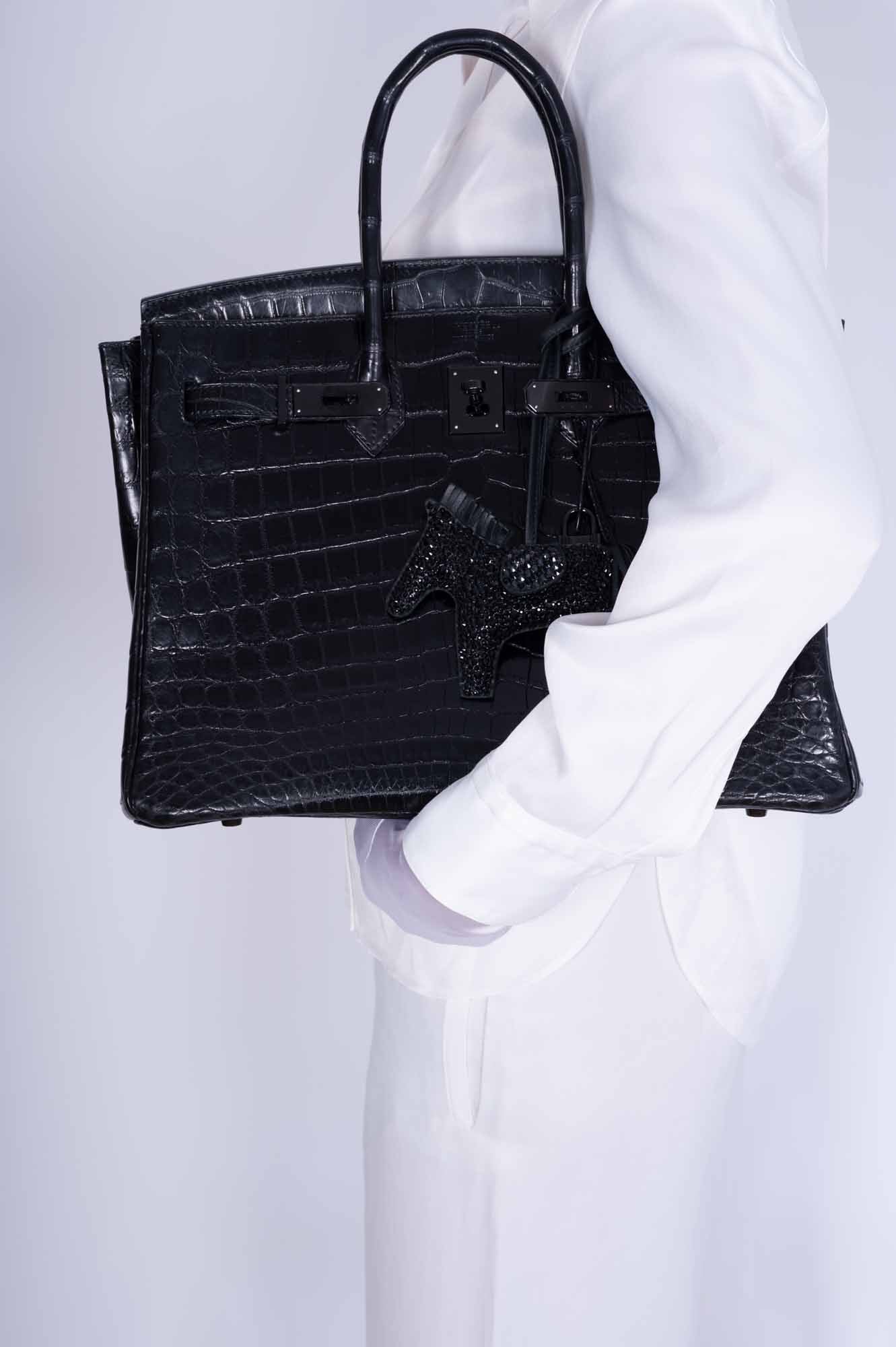 Hermès Birkin 35 SO BLACK Matte Niloticus Crocodile PVD Black Hardware、mySite、garminoutage.com