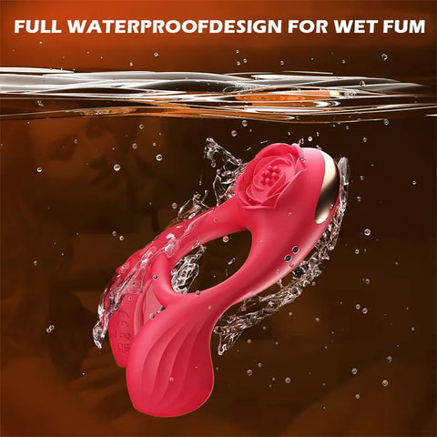 BloomRose Dual-Stimulating Silicone Pleasure Ring