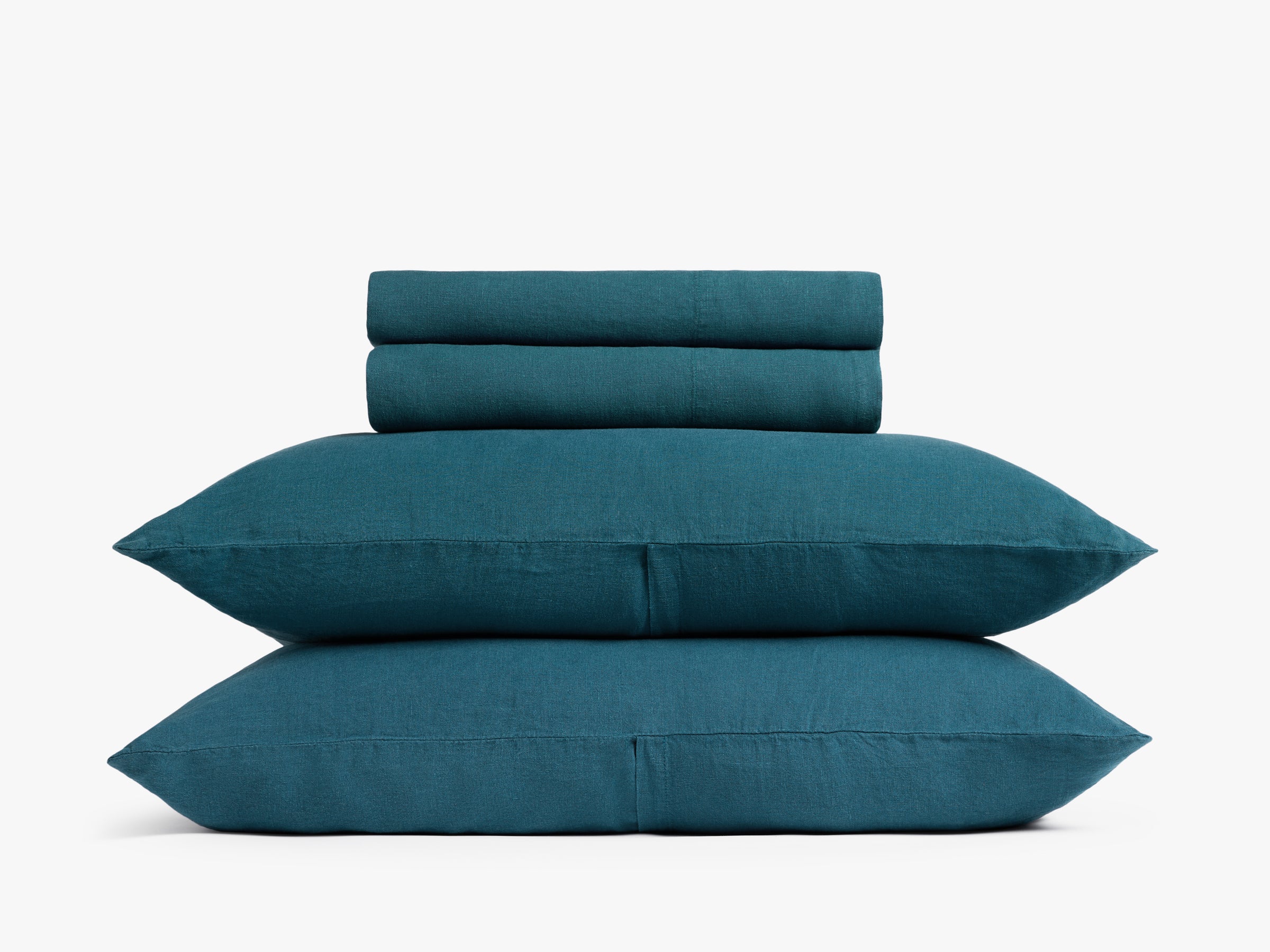  Linen Sheet Set - Peacock F/Q、mySite、sugarbowlscore