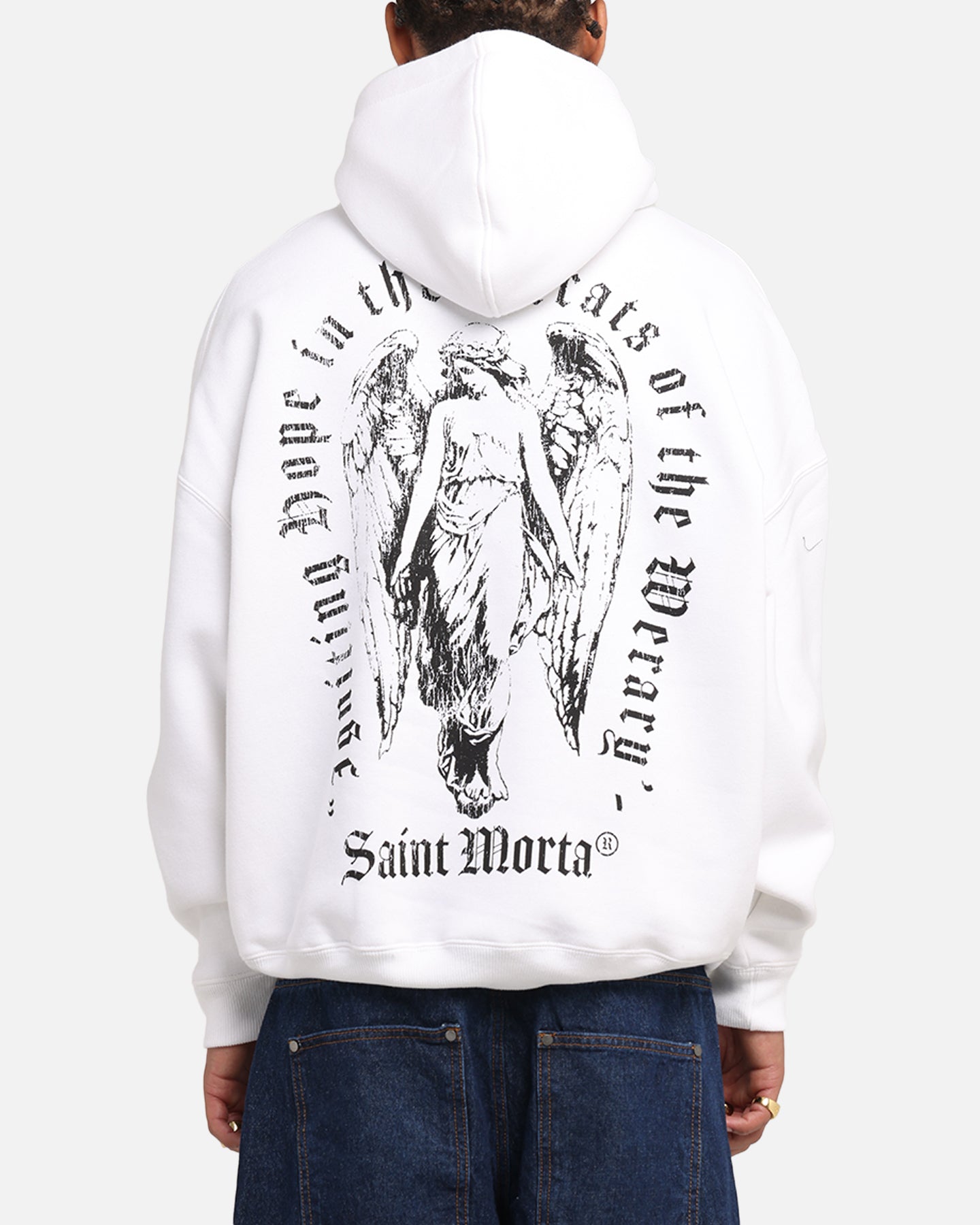 Saint Morta Weiry Hearts Boxy Hoodie White、mySite、zt4zffjzw
