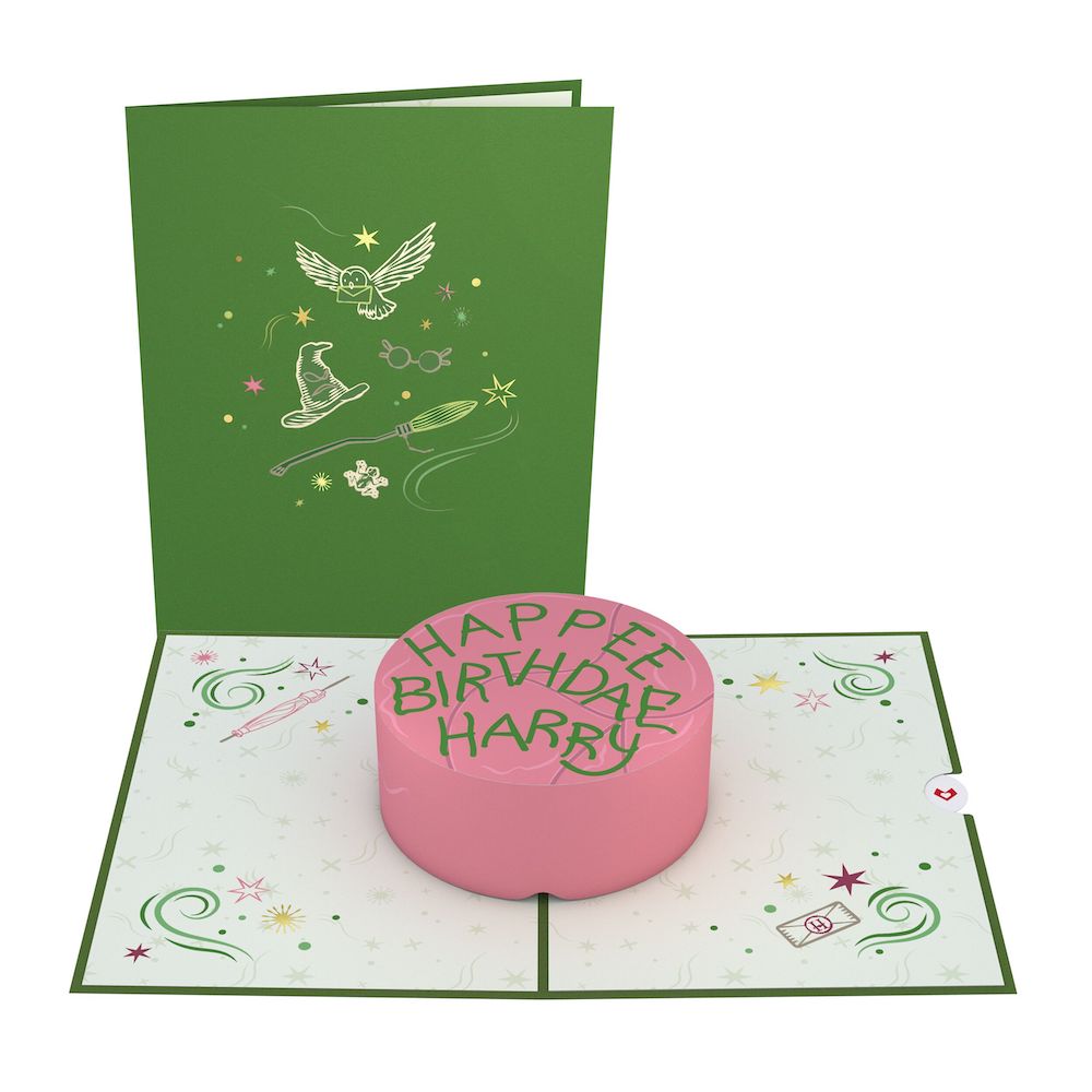 Harry Potter™ Happee Birthdae Cake Pop-Up Card、mySite、solidvoid