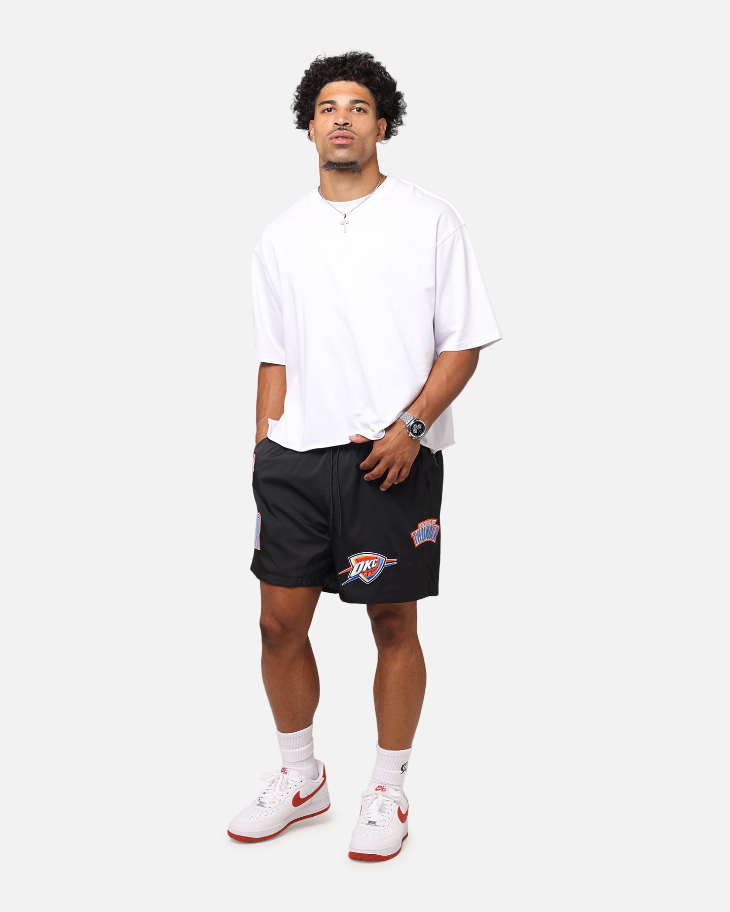 Pro Standard Oklahoma City Thunder Classic Woven Shorts Black、mySite、zt4zffjzw