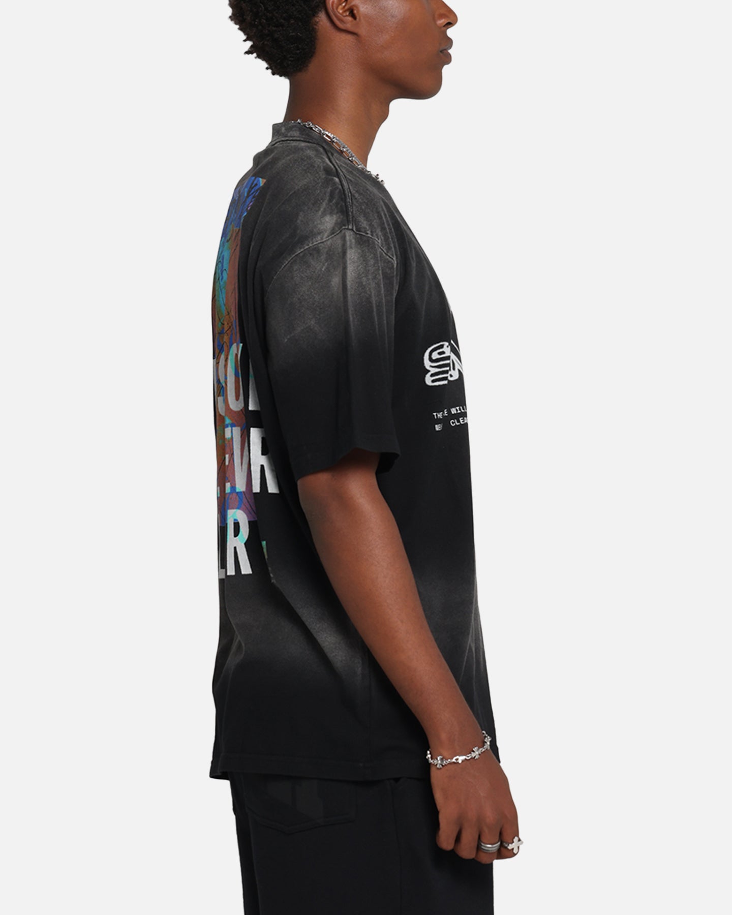 Pop Smoke Never Clear T-Shirt Black Wash、mySite、zt4zffjzw