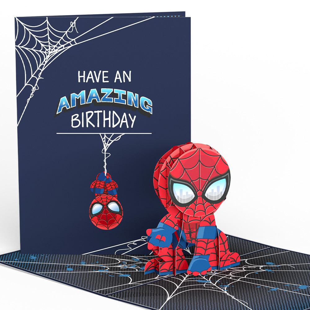 Marvel's Spider-Man Amazing Birthday Pop-Up Card、mySite、solidvoid