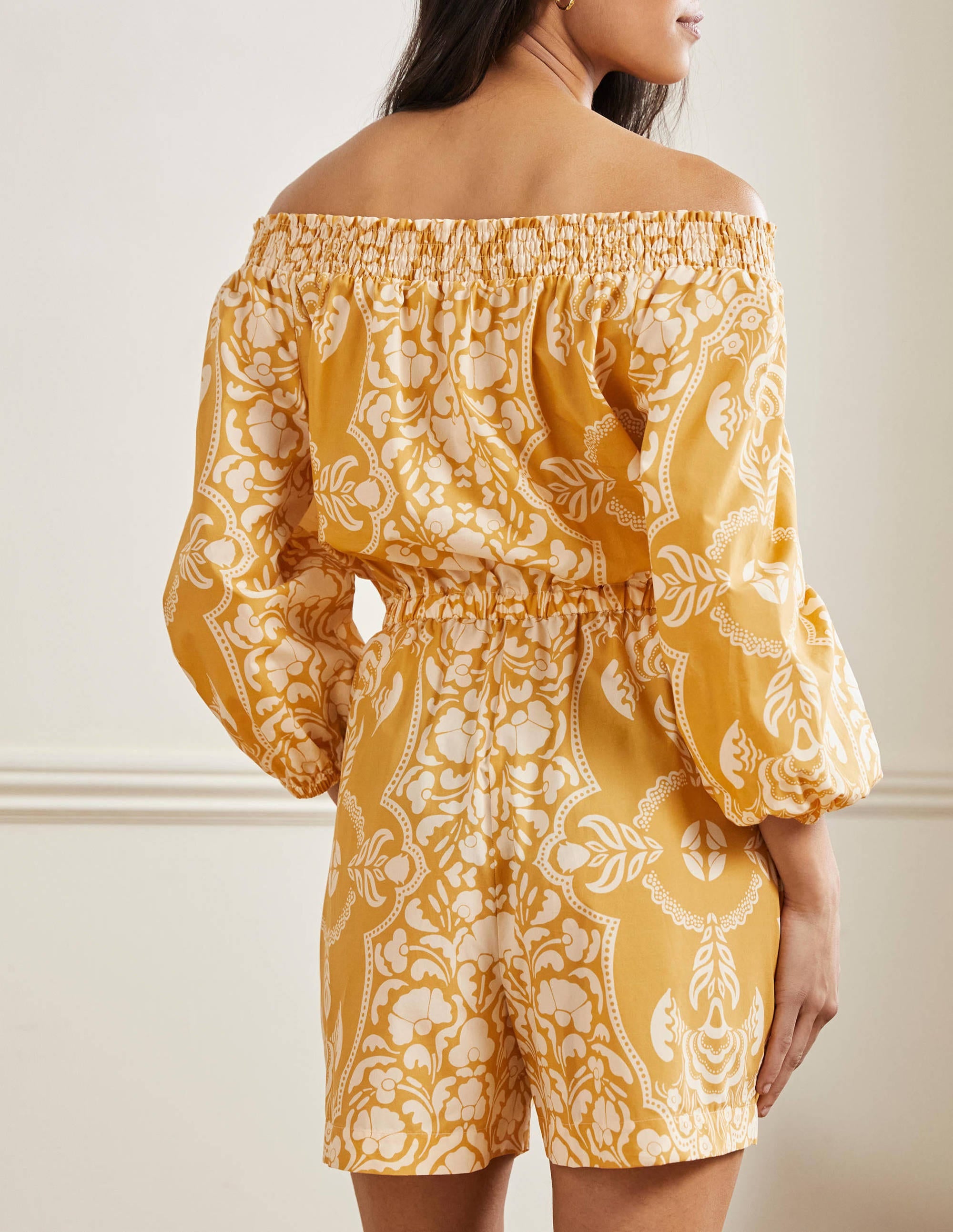  Off Shoulder Romper-Butter, Passion Bloom、mySite、ashleygrahame