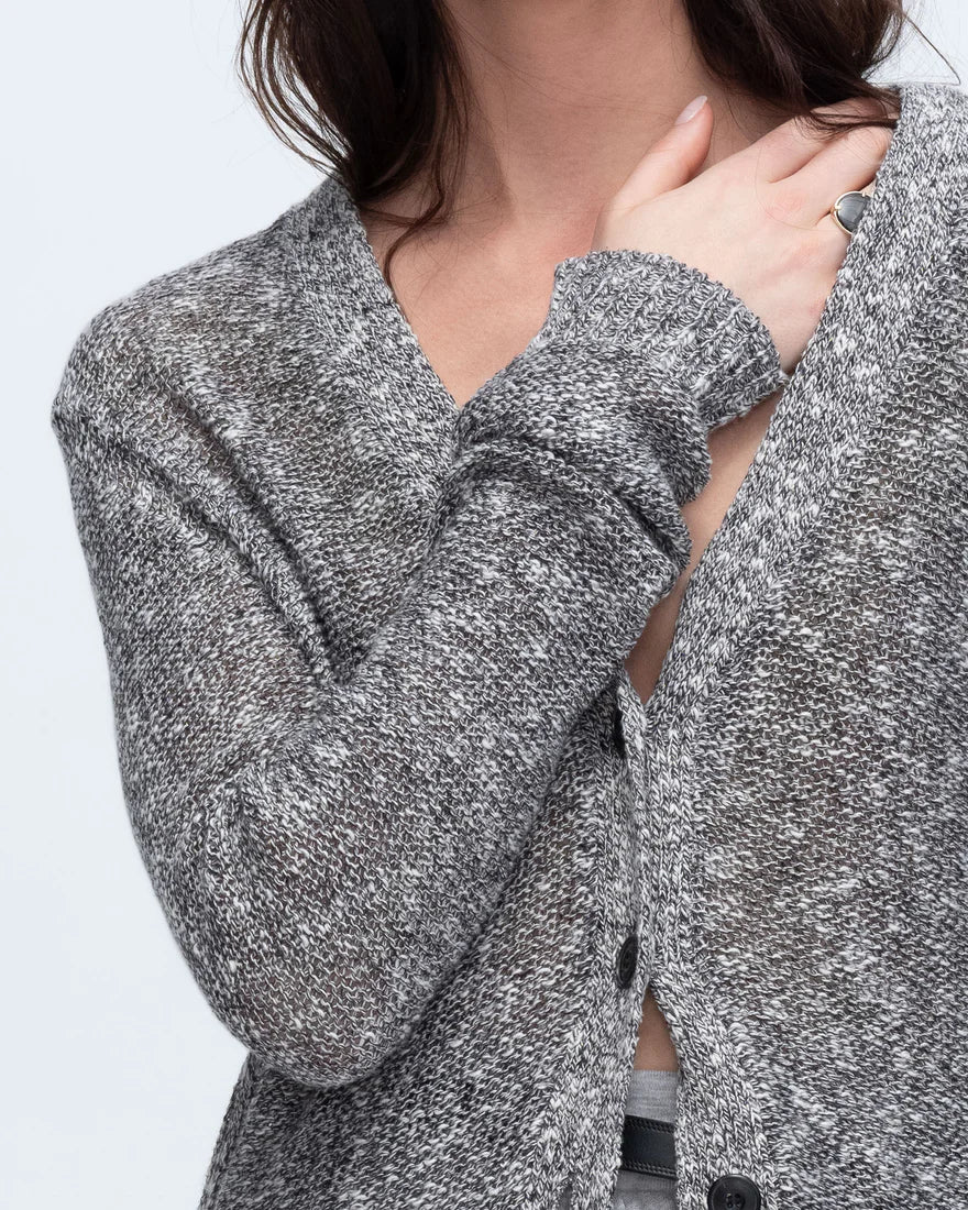 ATM Cotton Blend Rib Detail Cardigan、mySite、noshort