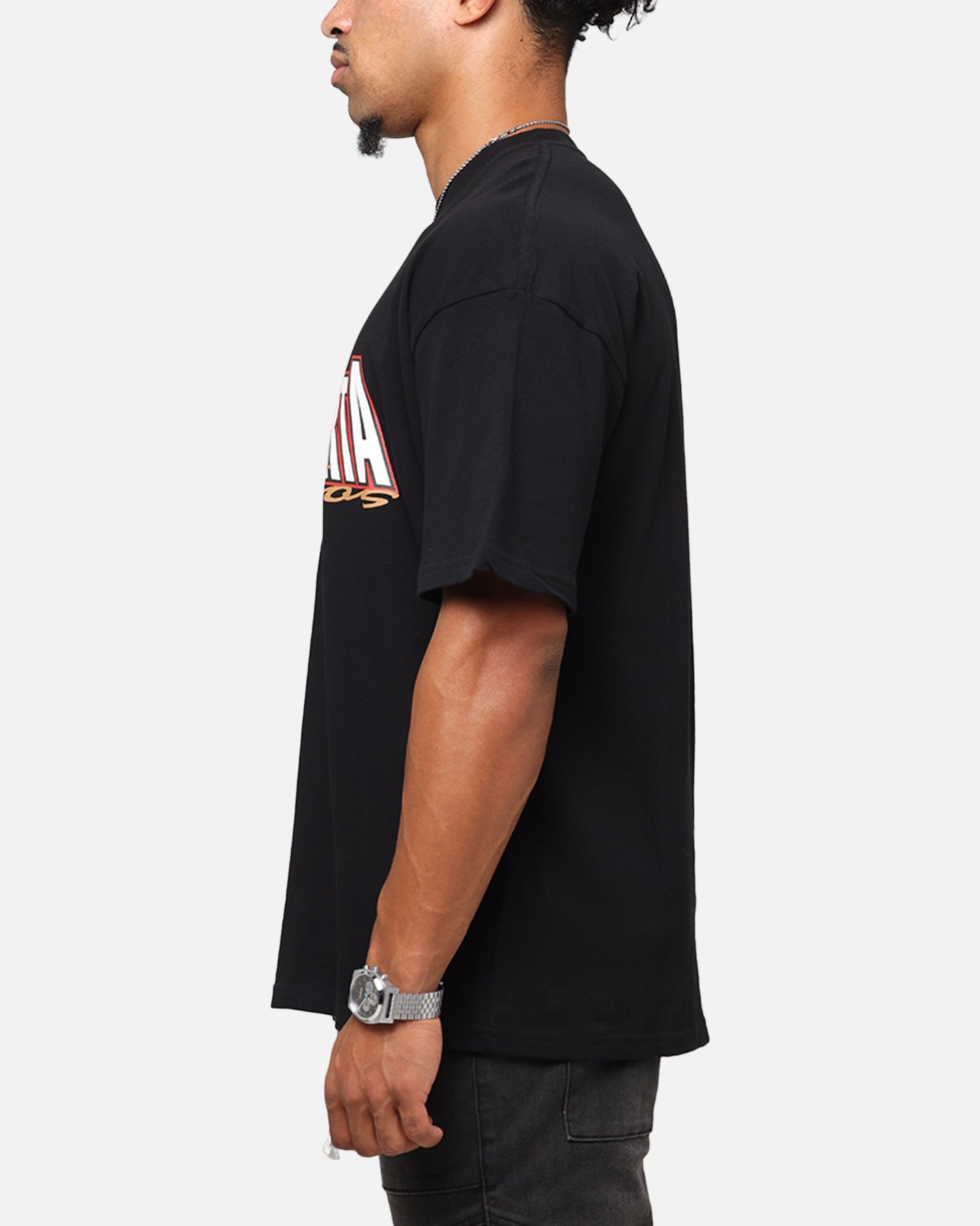 Saint Morta Studios Drop Shoulder T-Shirt Black、mySite、zt4zffjzw