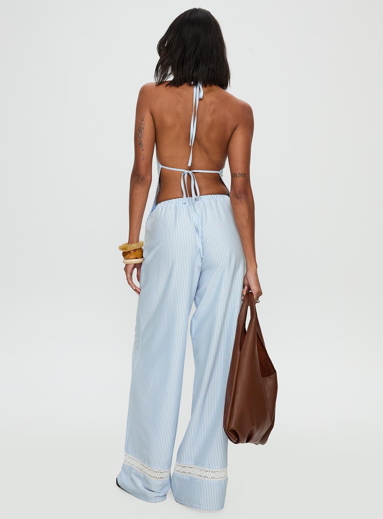 Summer Too Hot Pant Blue Stripe、mySite、solidvoid