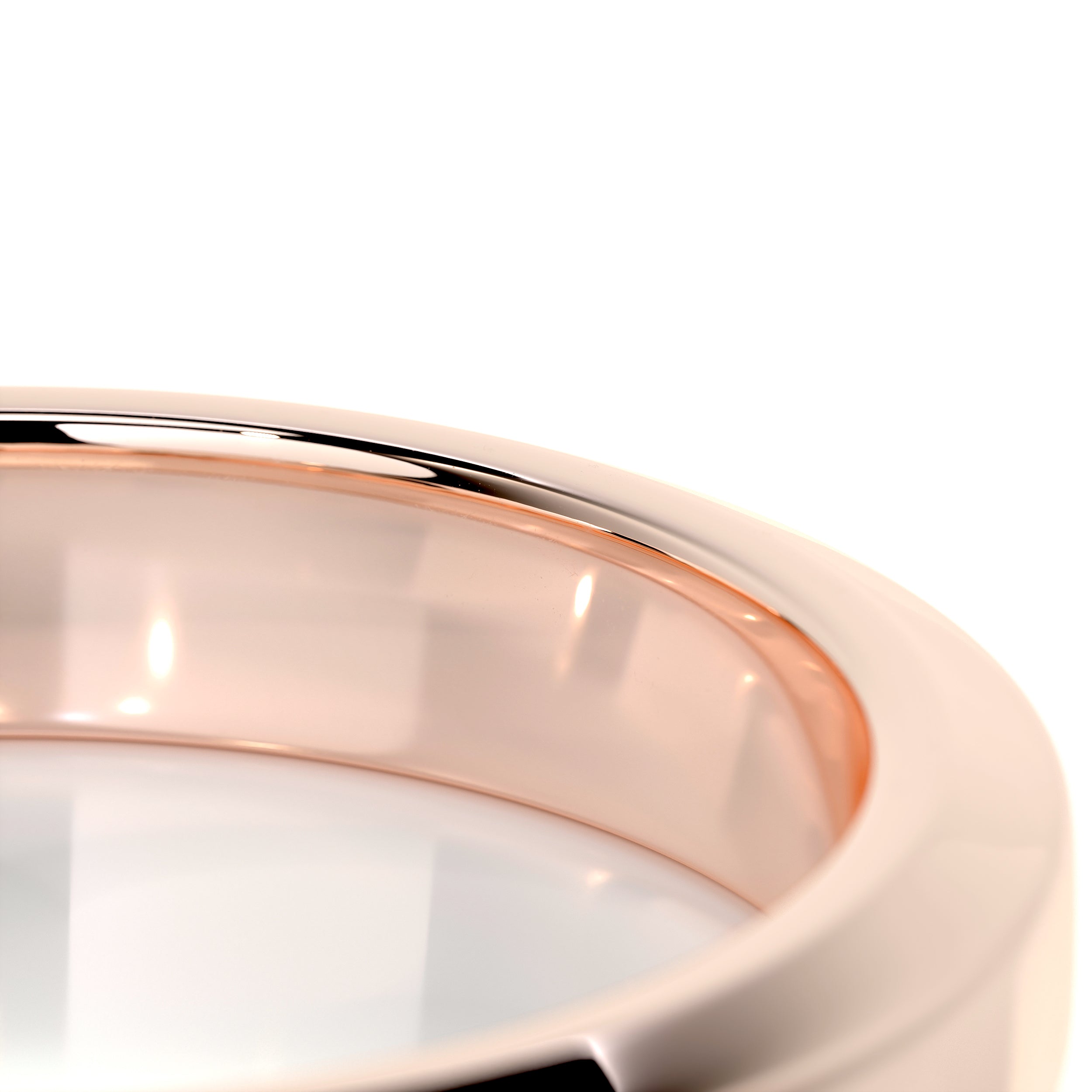 Lewis Men's Wedding Band -14K Rose Gold、mySite、hinf8tx79