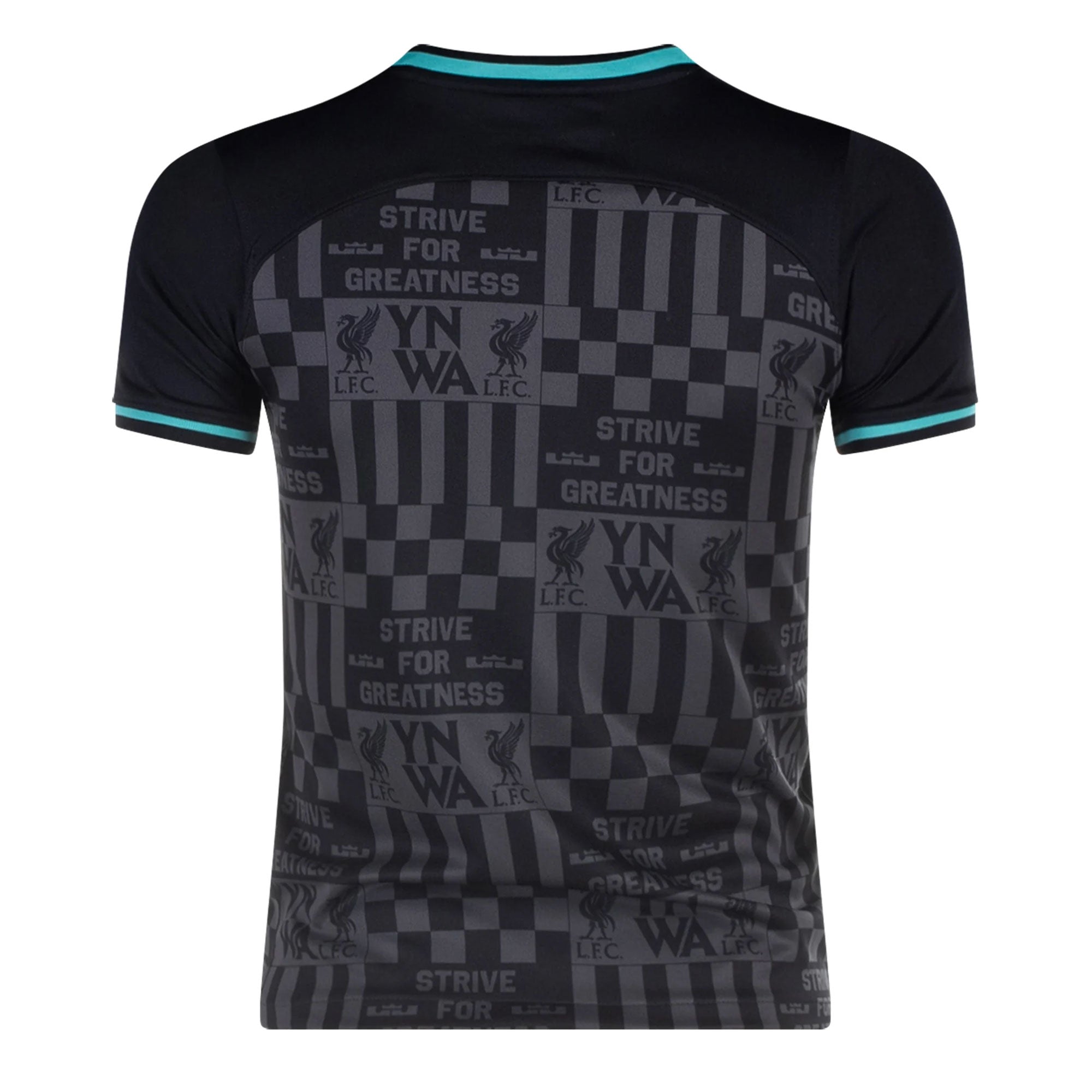 Nike Kid's Liverpool 2023/24 Lebron James Jersey Black、mySite、noshort