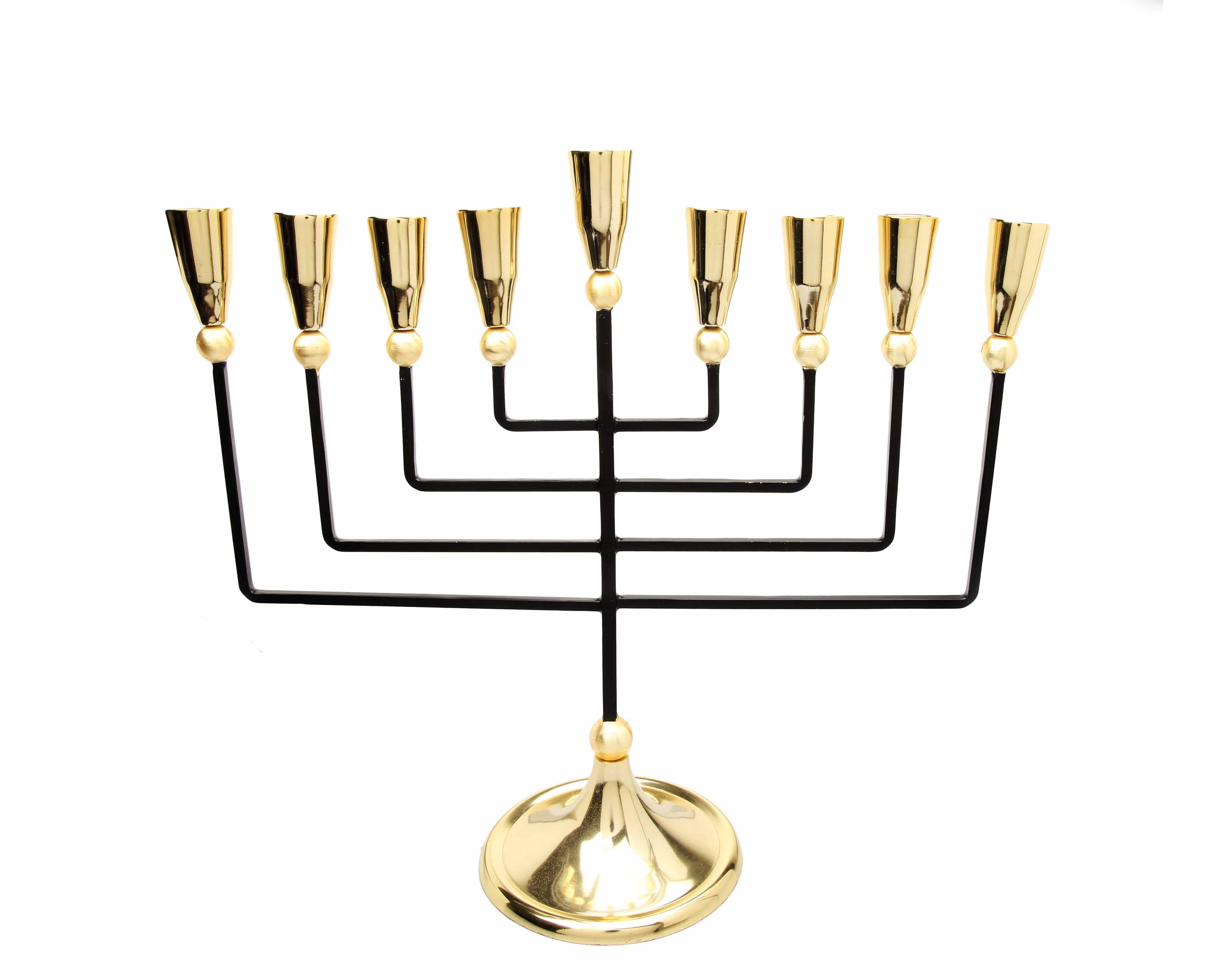 Black and Gold Straight Cut Menorah、mySite、topwebapps