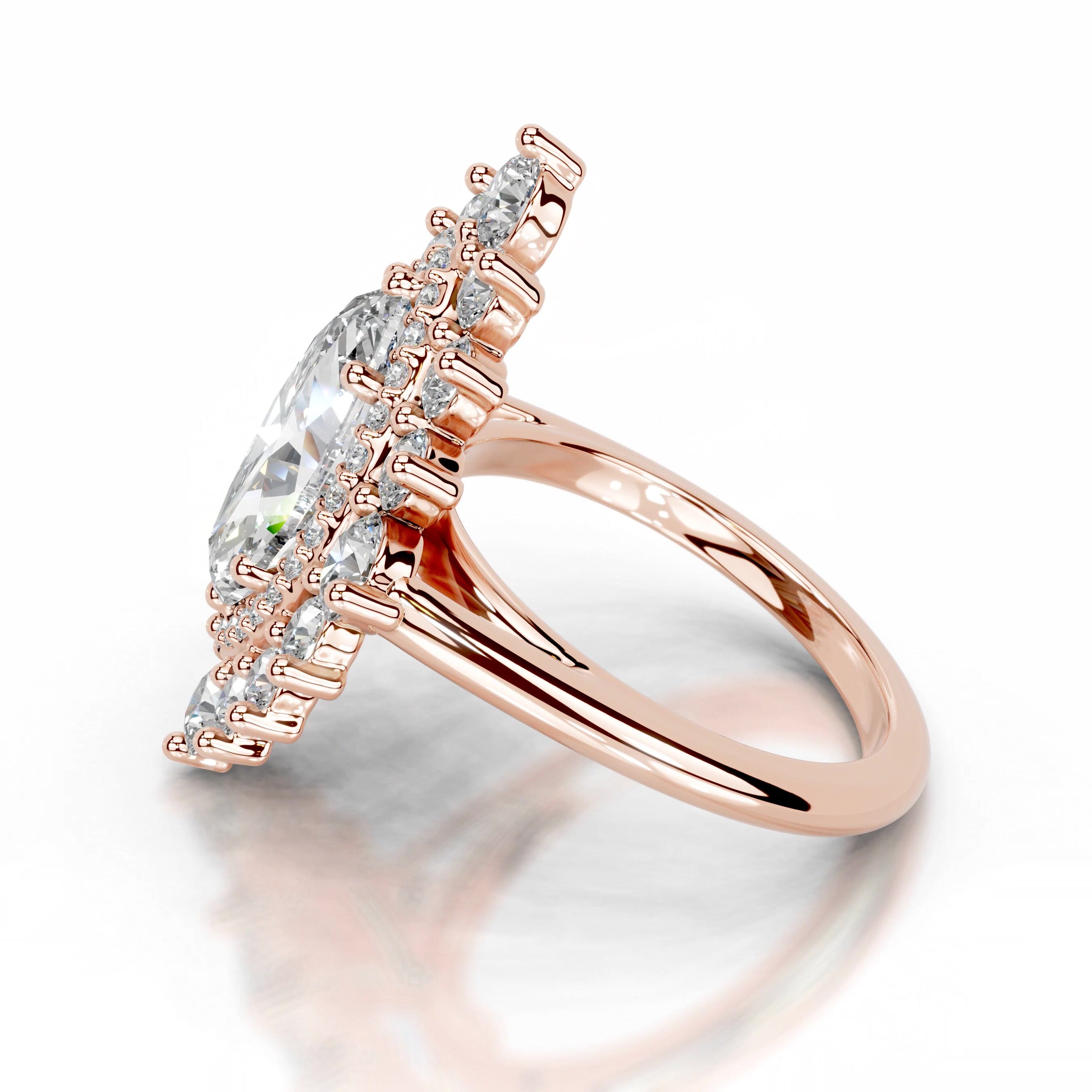 Bruna Lab Grown Diamond Ring - 14K Rose Gold、mySite、hinf8tx79