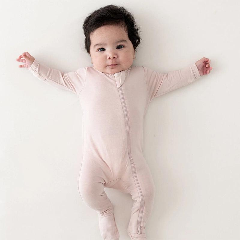  Kyte Baby Zippered Footed Sleepsuit - Blush、mySite、merchandisen
