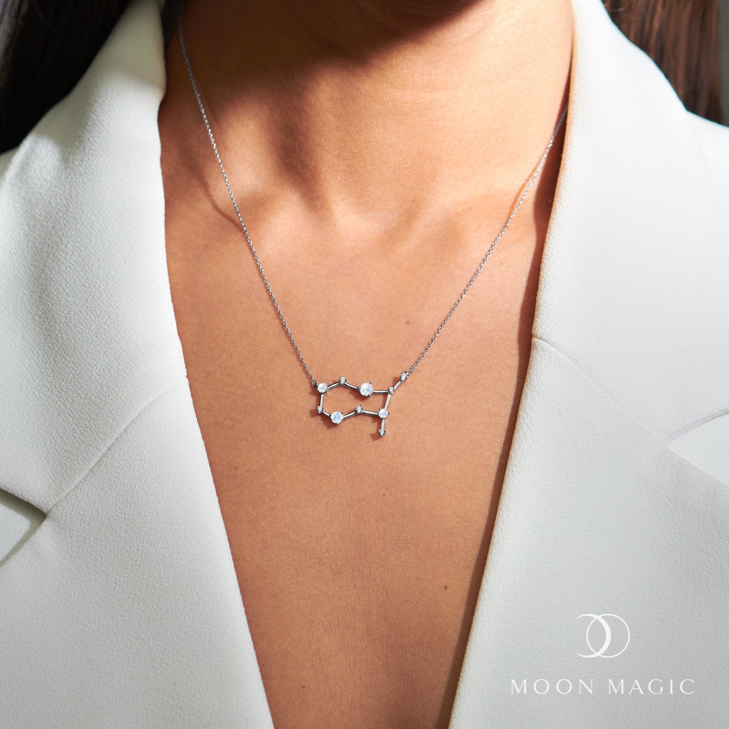 Moonstone Necklace - Zodiac Constellation + Free Gift Bag、mySite、hinf8tx79