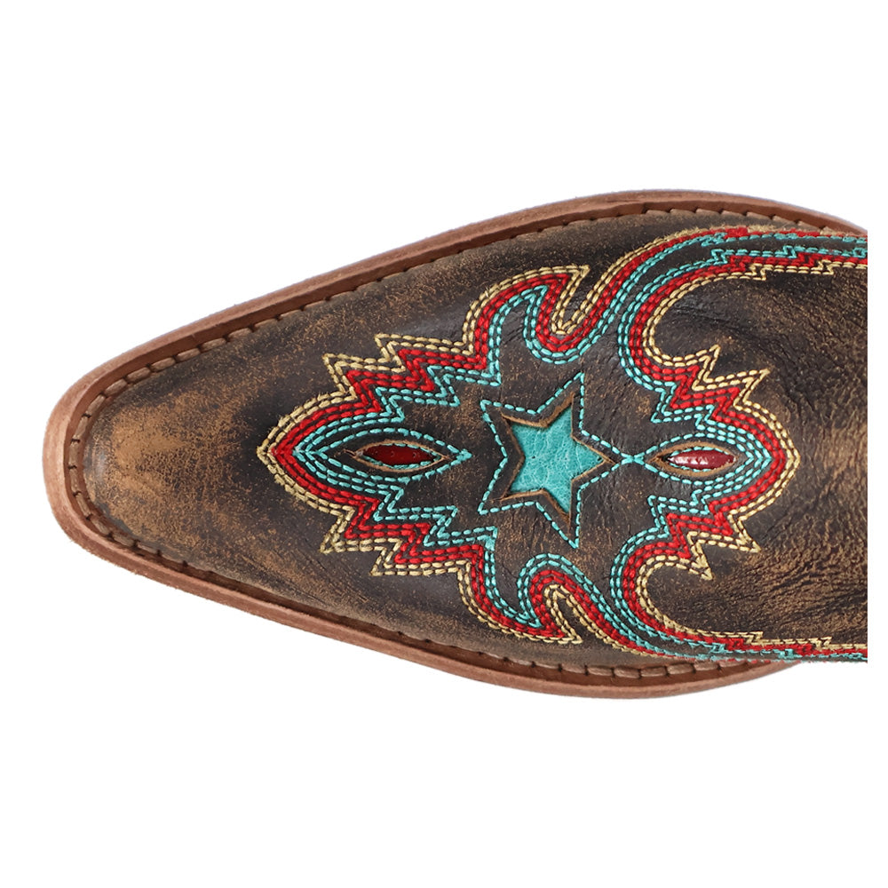 Starbright Embroidered Snip Toe Pull On Cowboy Boots、mySite、gtrtttuynbv