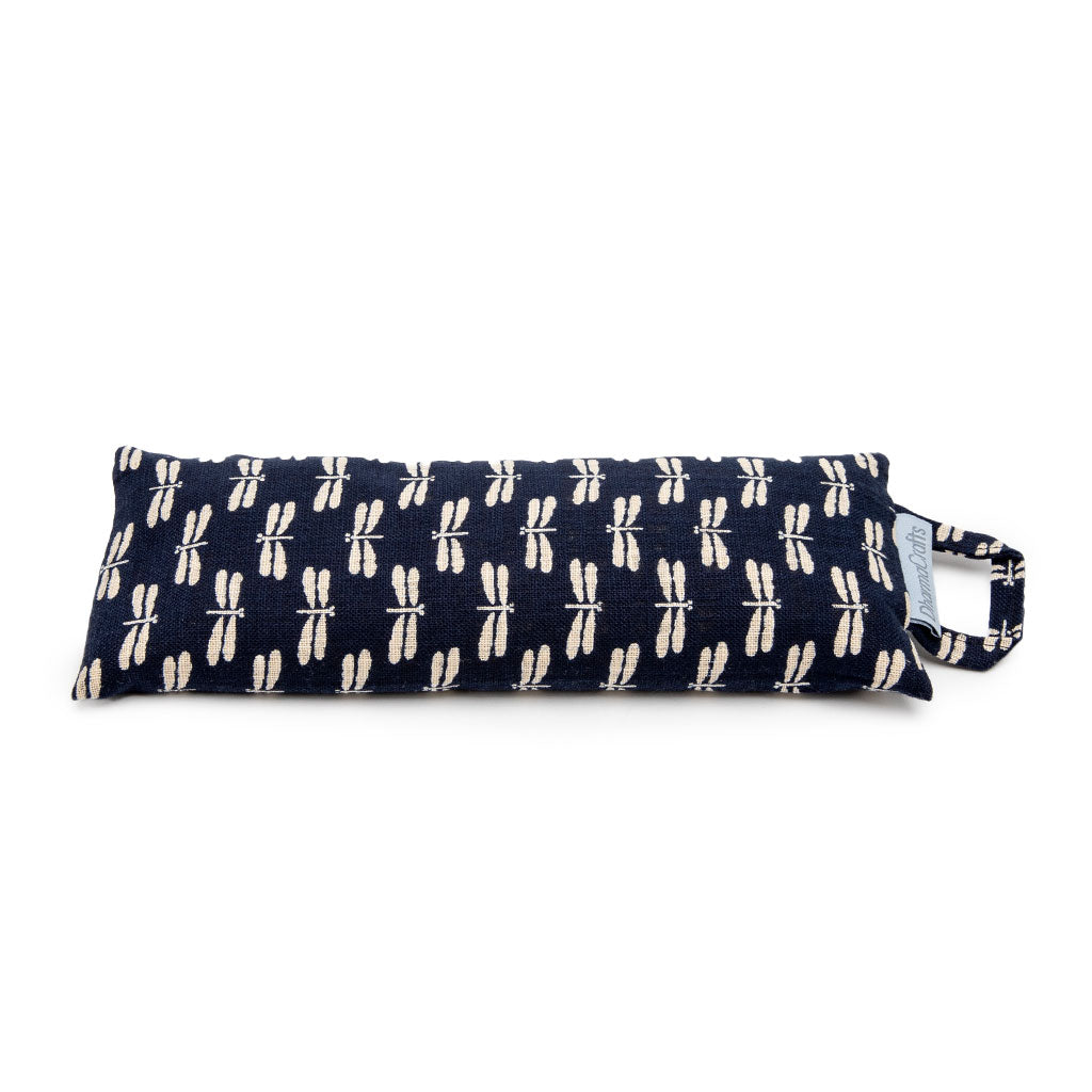 Yoga Eye Pillow in Navy Dragonfly、mySite、topwebapps