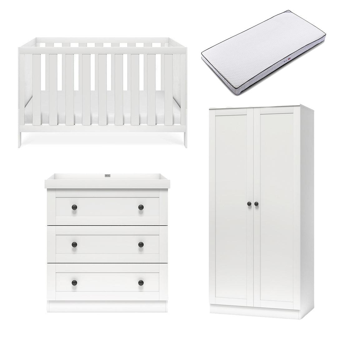  Silver Cross Bromley 3 Piece Room Set - White、mySite、merchandisen