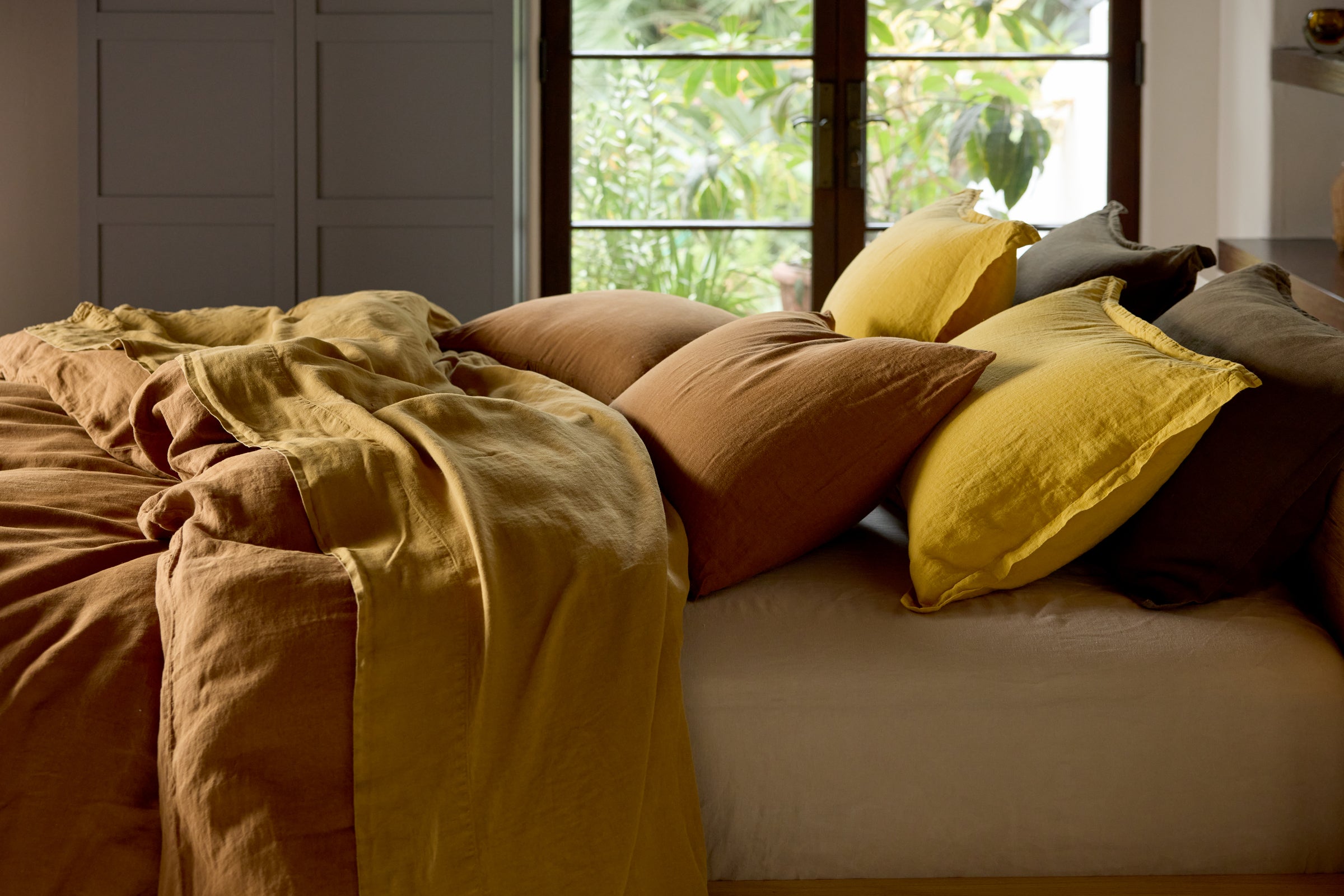  Linen Pillowcase Set (Marigold)、mySite、sugarbowlscore