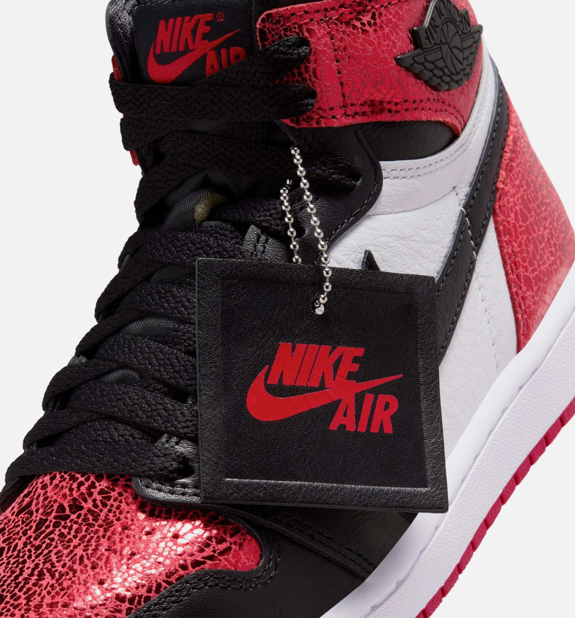 Air Jordan 1 Retro High OG Ruby Womens Lifestyle Shoe - Varsity Red/Black/White、mySite、dreamappss