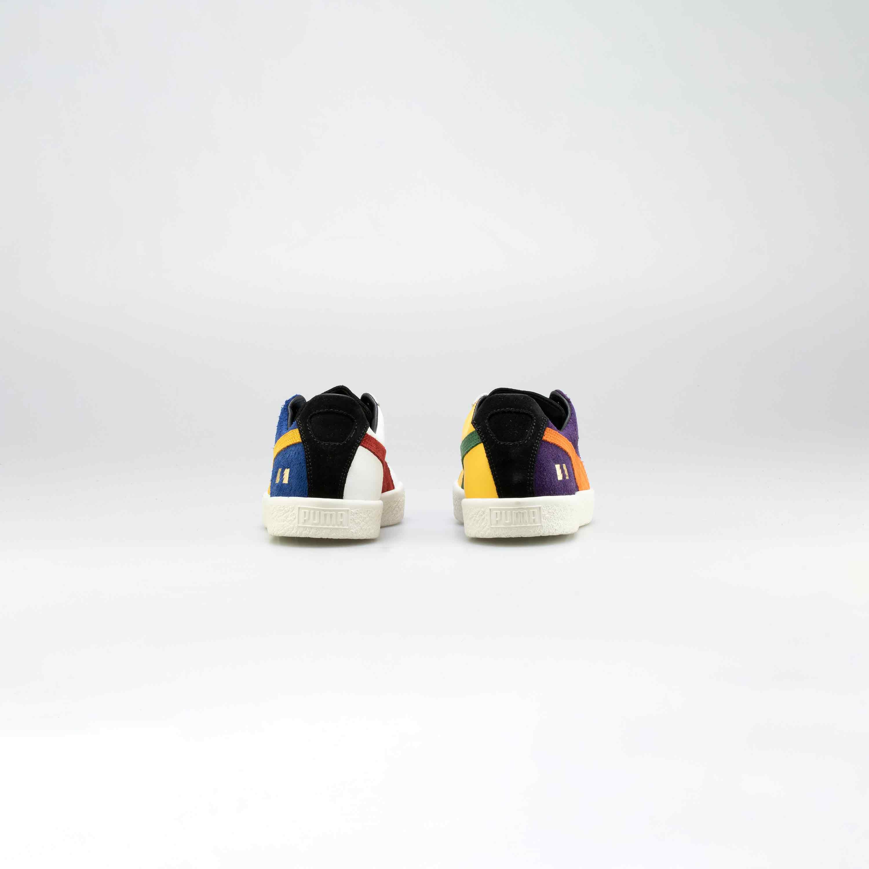 Clyde X the Hundreds Mens Lifestyle Shoe - Blue/Yellow、mySite、dreamappss