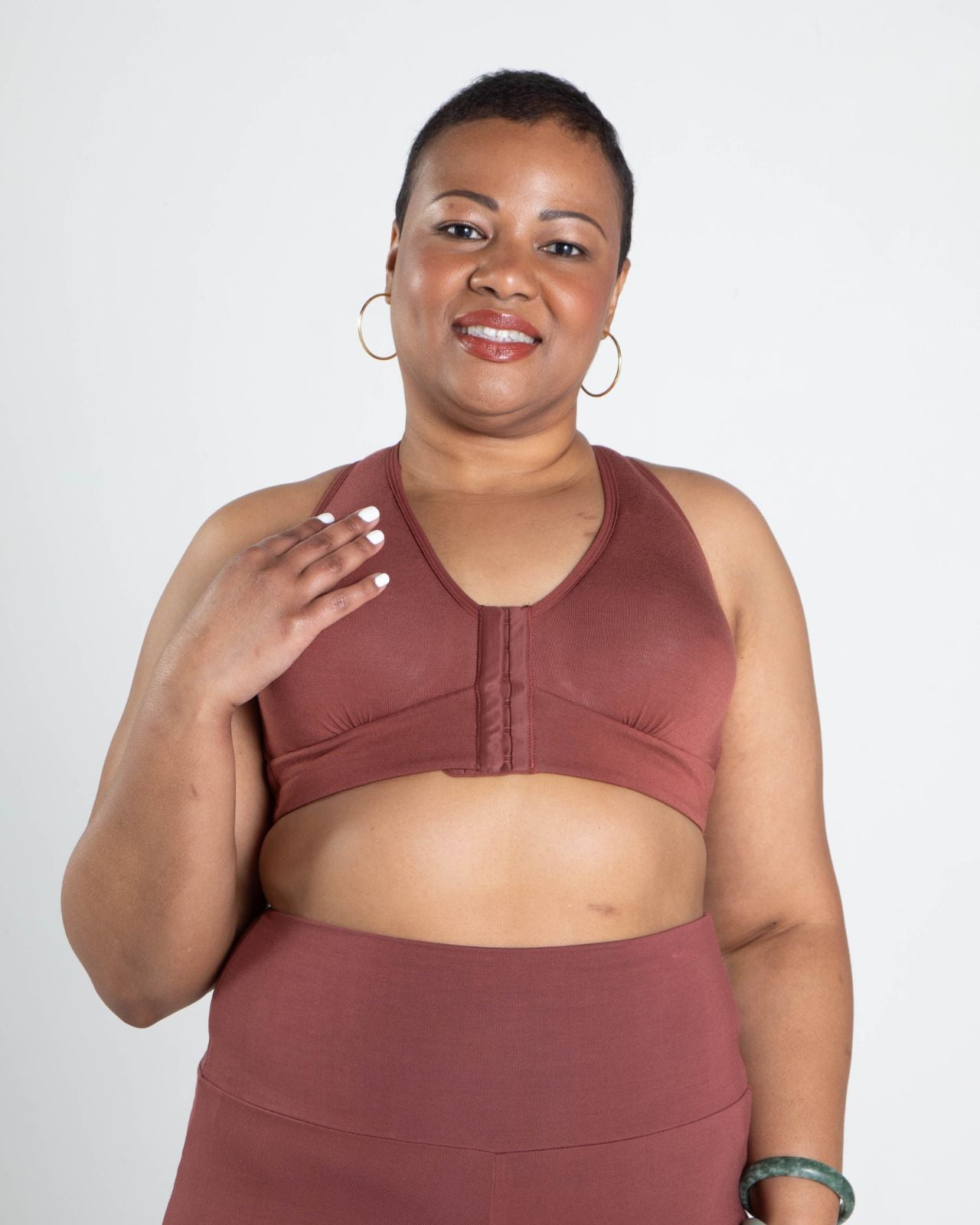 Rora Pocketed Front Closure Bra、mySite、bengalsvssteelers