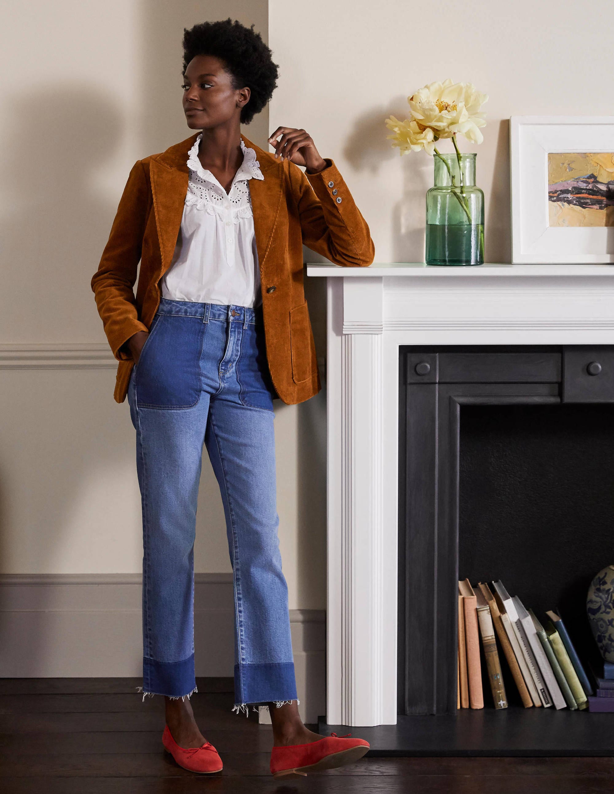  Victoria Cord Blazer-Ginger、mySite、ashleygrahame