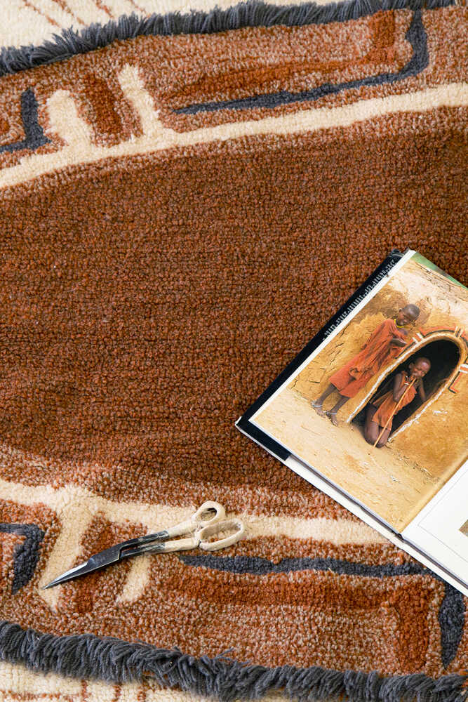 WOOL OVAL RUG KARIBU、mySite、gigharbornorthrealestate