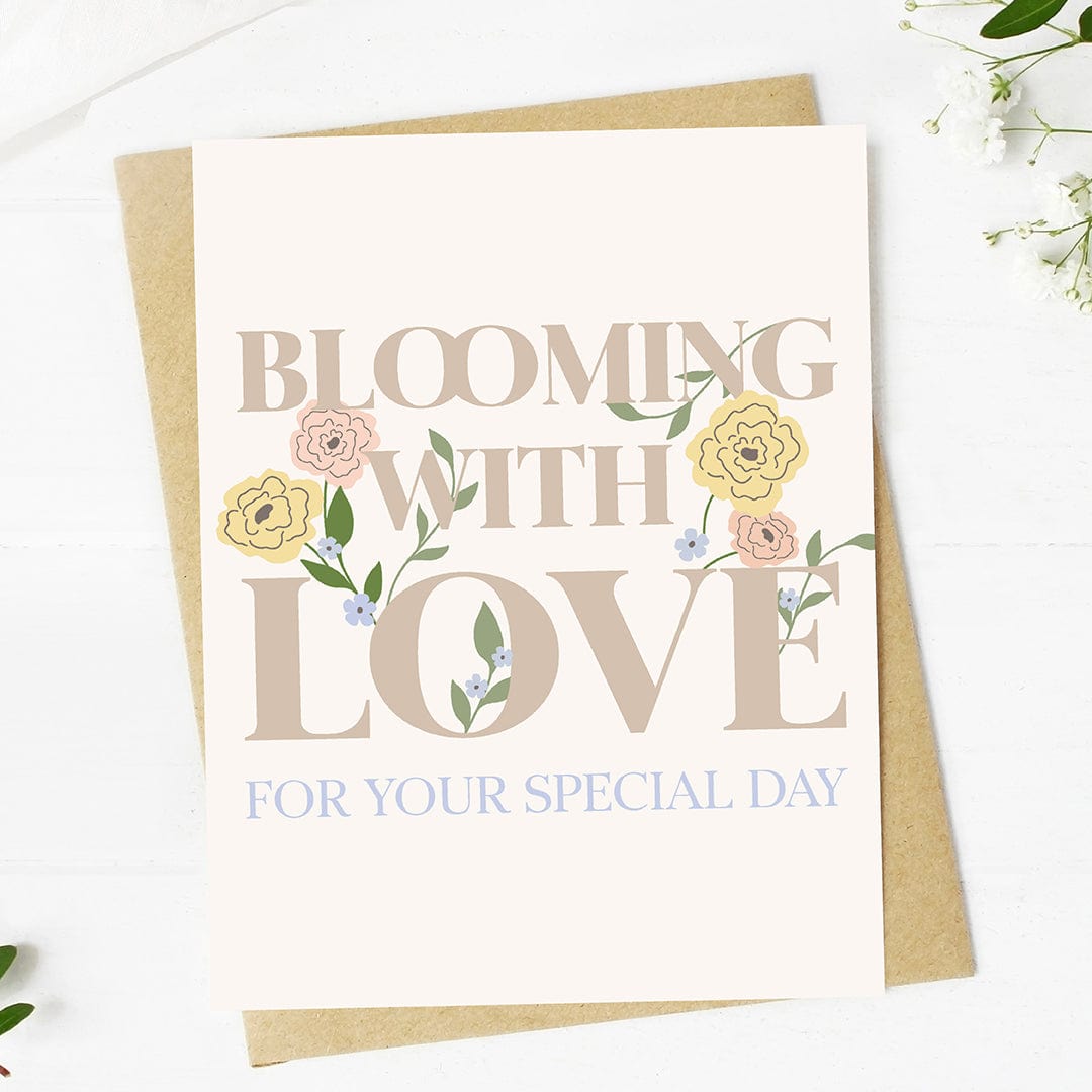  Blooming with love Spring Wedding Card、mySite、elrpsem3k