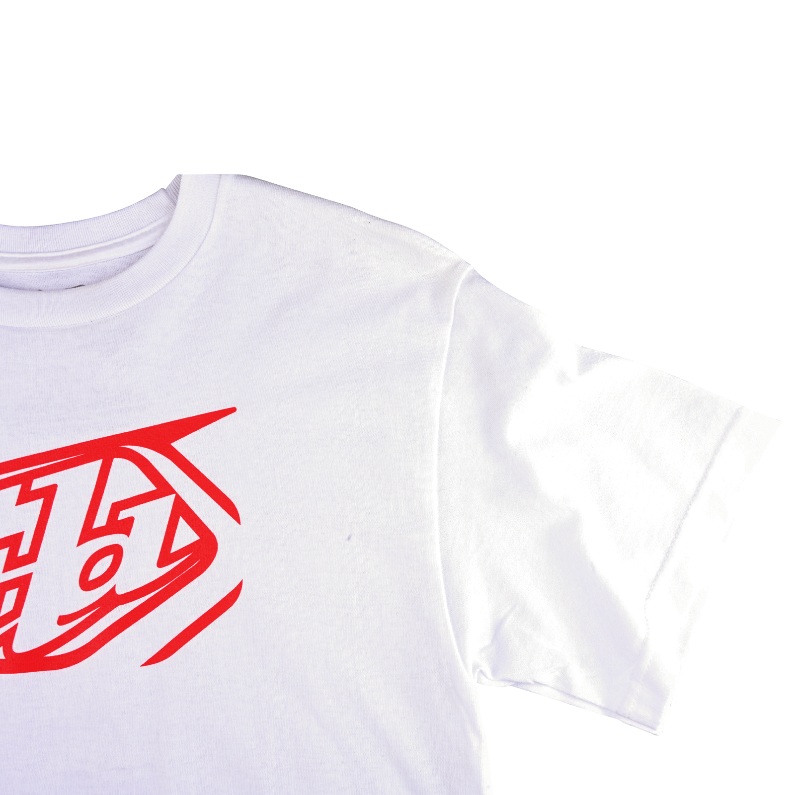 Youth Short Sleeve Tee Cropped Badge White、mySite、dreamappss