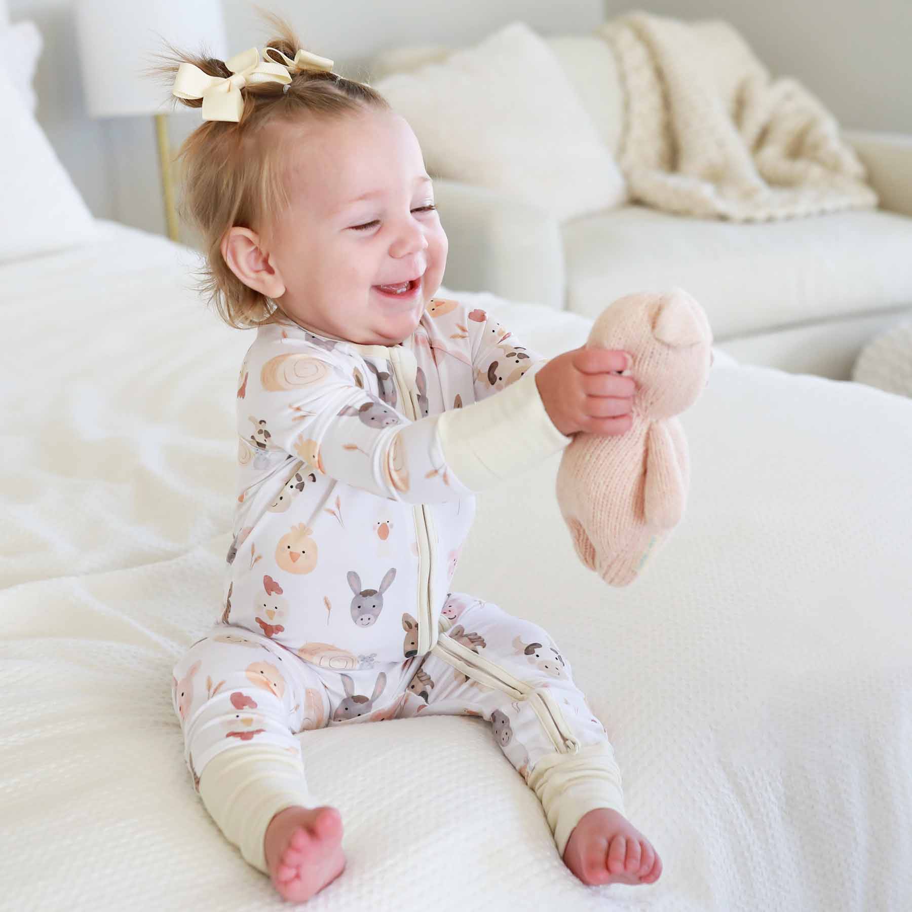  Barnyard Buddies Convertible Zip Romper、mySite、layawaytickets