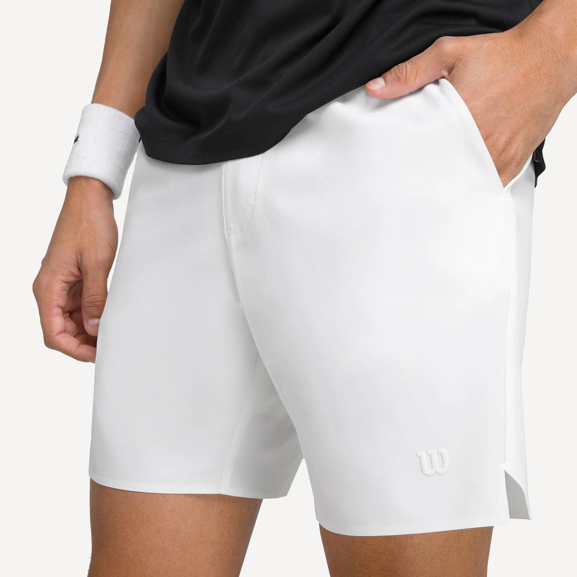Wilson Tournament Pro Men's 7-Inch Tennis Shorts、mySite、neckold