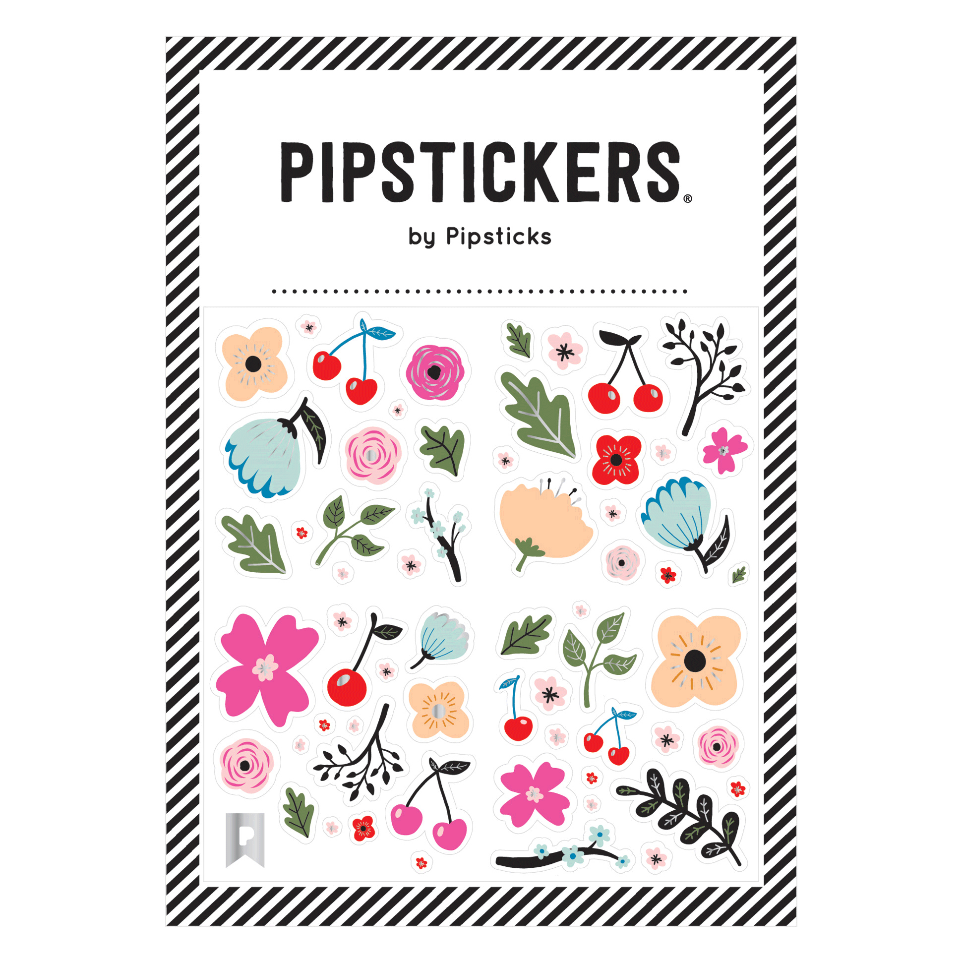  Cherries & Flowers Stickers、mySite、ghnorth