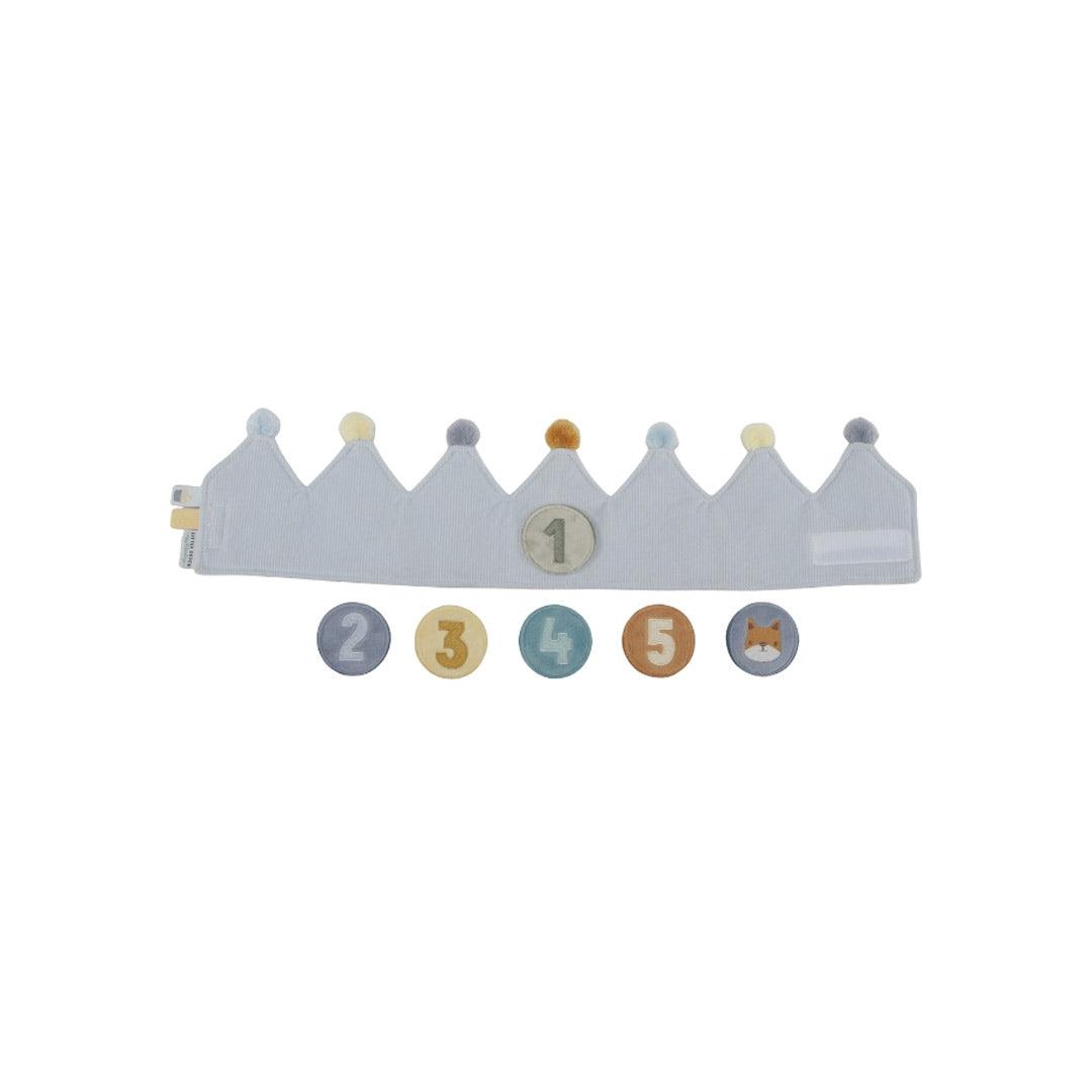 Little Dutch Birthday Crown With Numbers - Blue、mySite、merchandisen