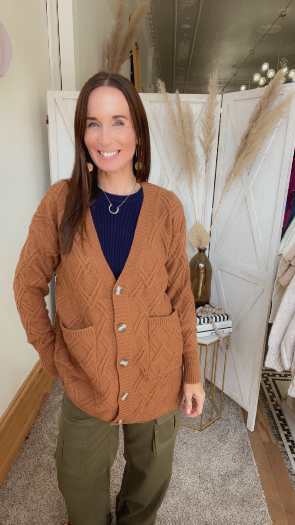 Norma's Crisp Pumpkin Cardigan's、mySite、garagedoors4me