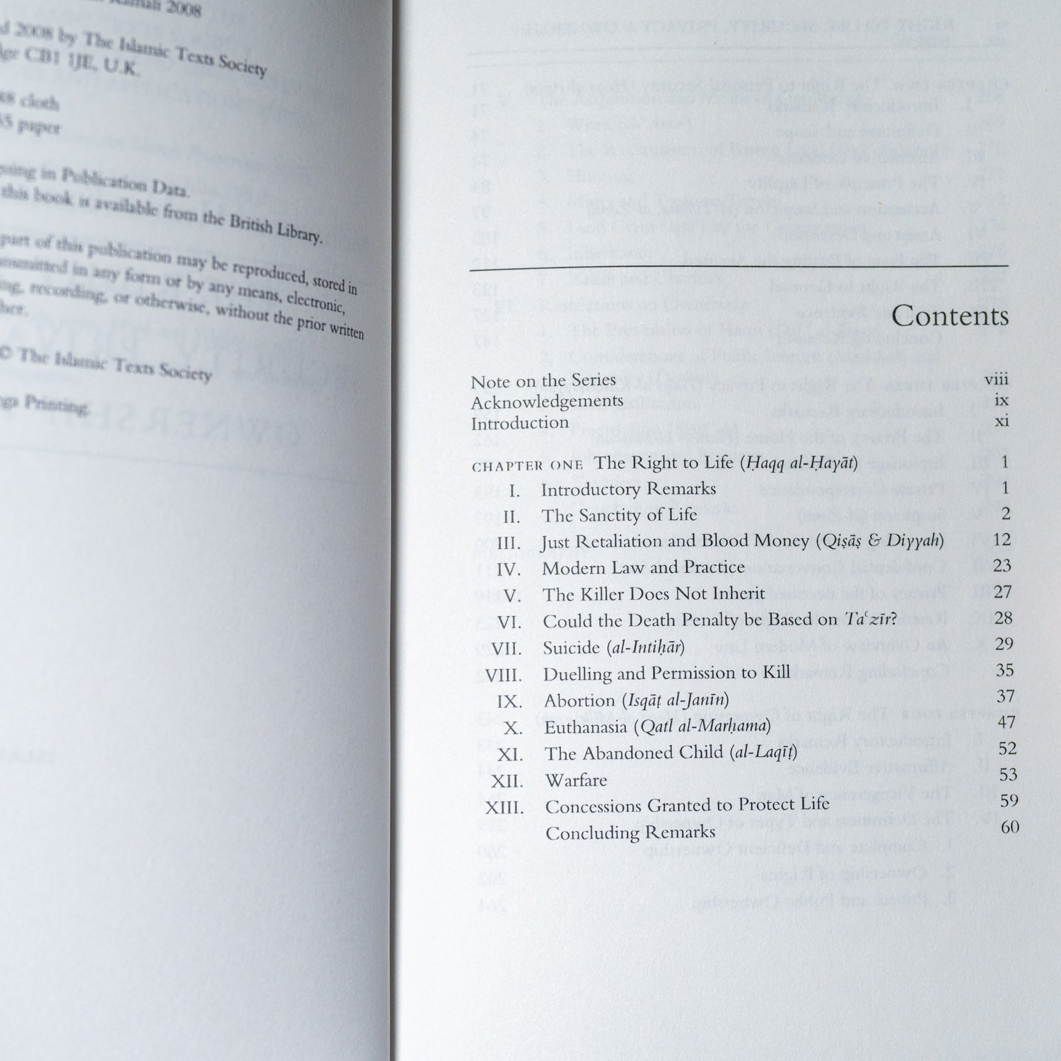 Right to Life, Security, Privacy and Ownership in Islam、mySite、topwebapps