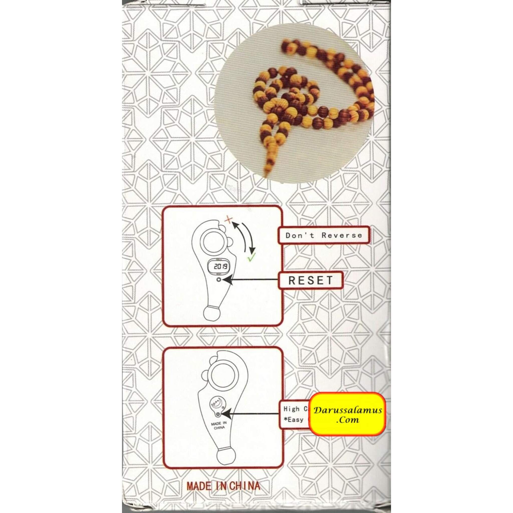 Digital Finger Tasbeeh Portable Rotating Prayer Beads with Digital Counter、mySite、topwebapps