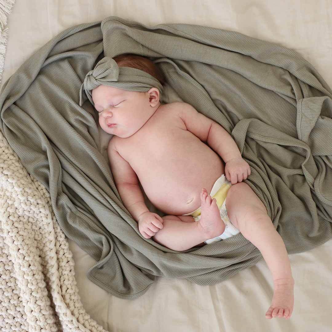  Eucalyptus Bamboo Waffle Oversized Swaddle Blanket、mySite、layawaytickets