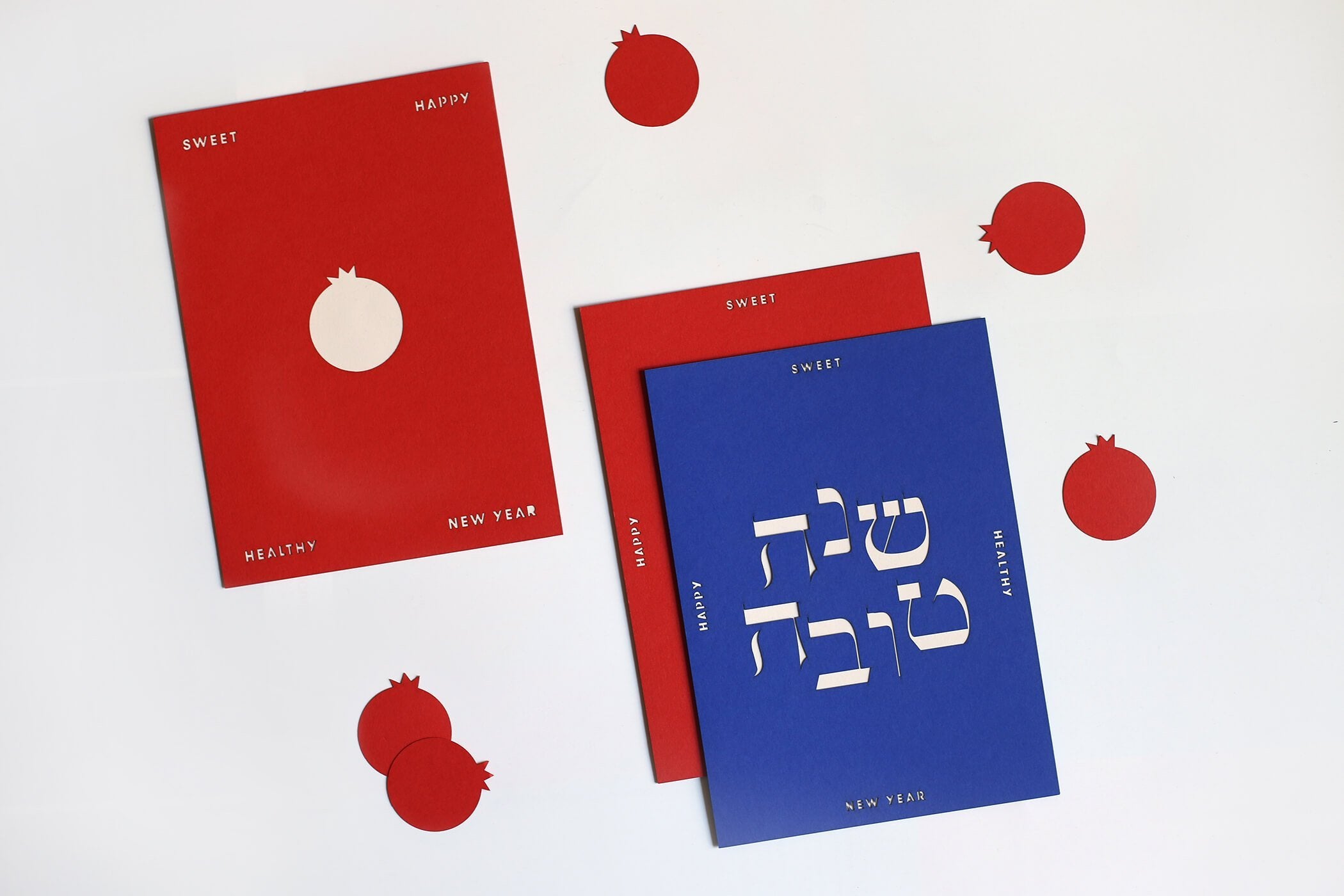 Sweet New Year Assortment Greeting Cards, Set of 5、mySite、topwebapps