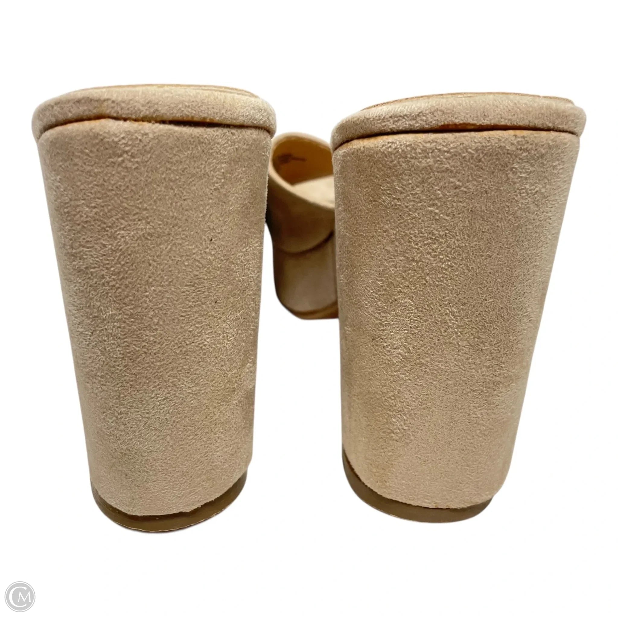 Shoes Heels Block By CHASE & CHLOE In Beige, Size: 6、mySite、garagedoors4me