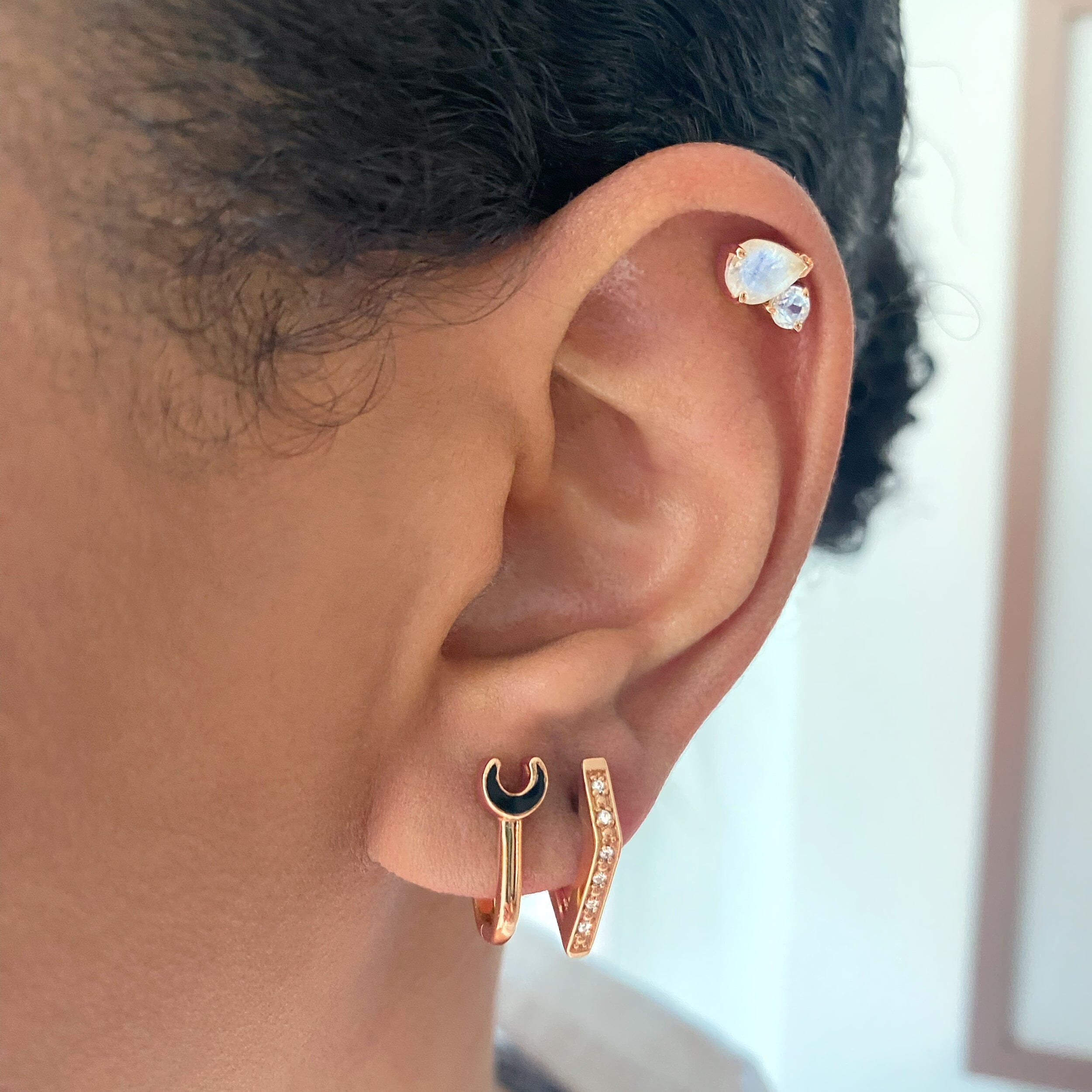 Enamel Earrings - Celestia Hoops、mySite、hinf8tx79