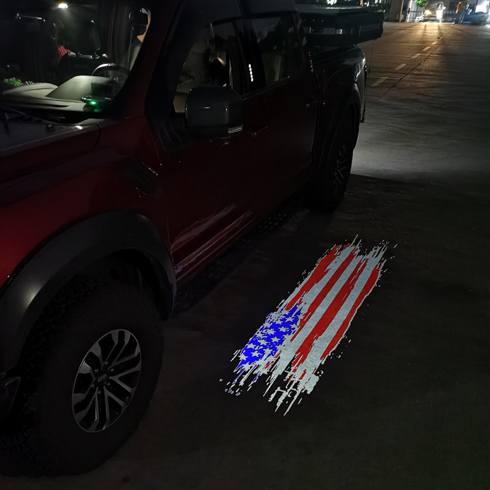 2x Ford F150 Mirror light (plug&play) (2021-Now) - 7 Logos、mySite、nflplayoffbracketp