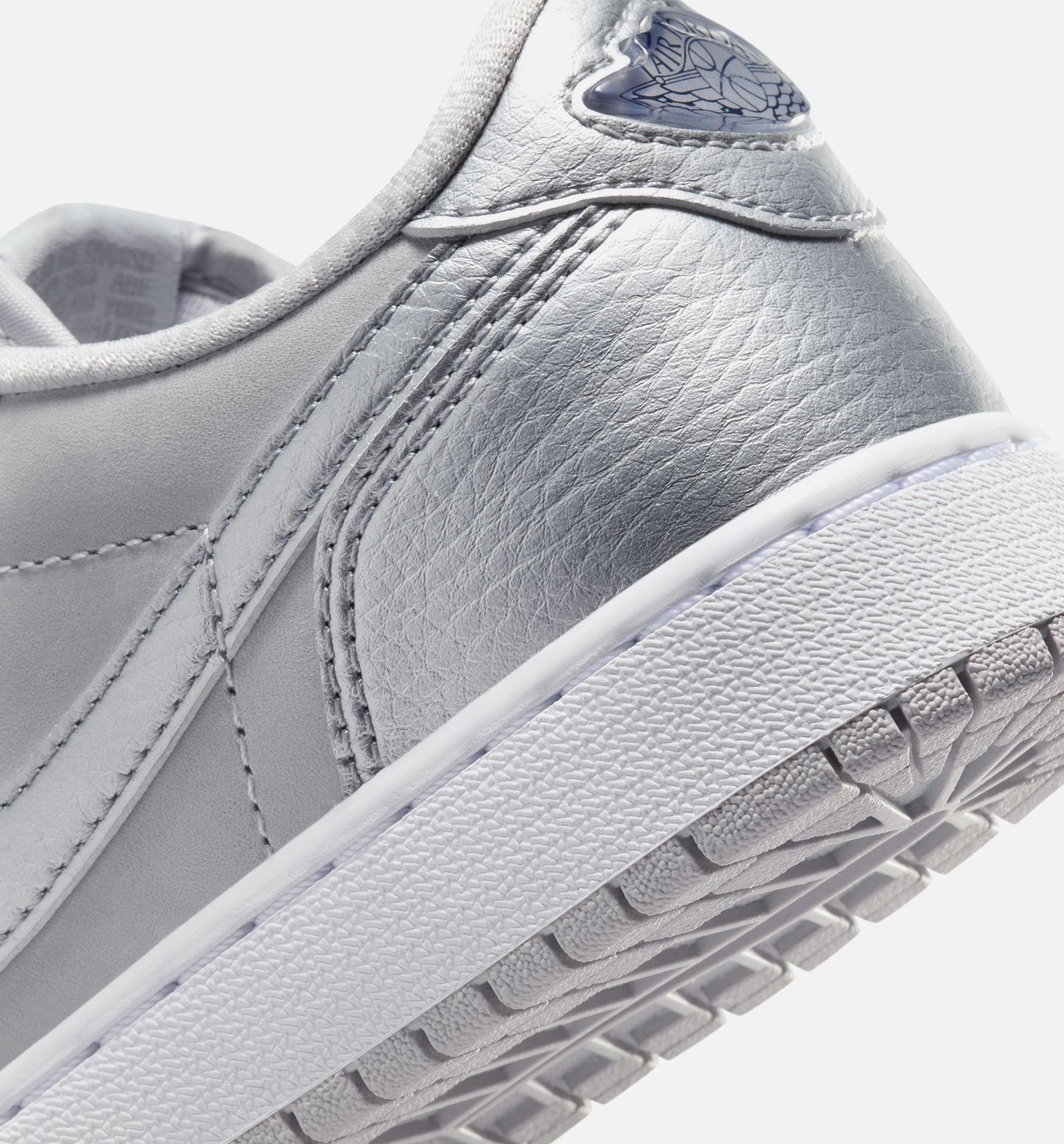Air Jordan 1 Retro Low OG Silver Grade School Lifestyle Shoe - Neutral Grey/Metallic Silver/White、mySite、dreamappss