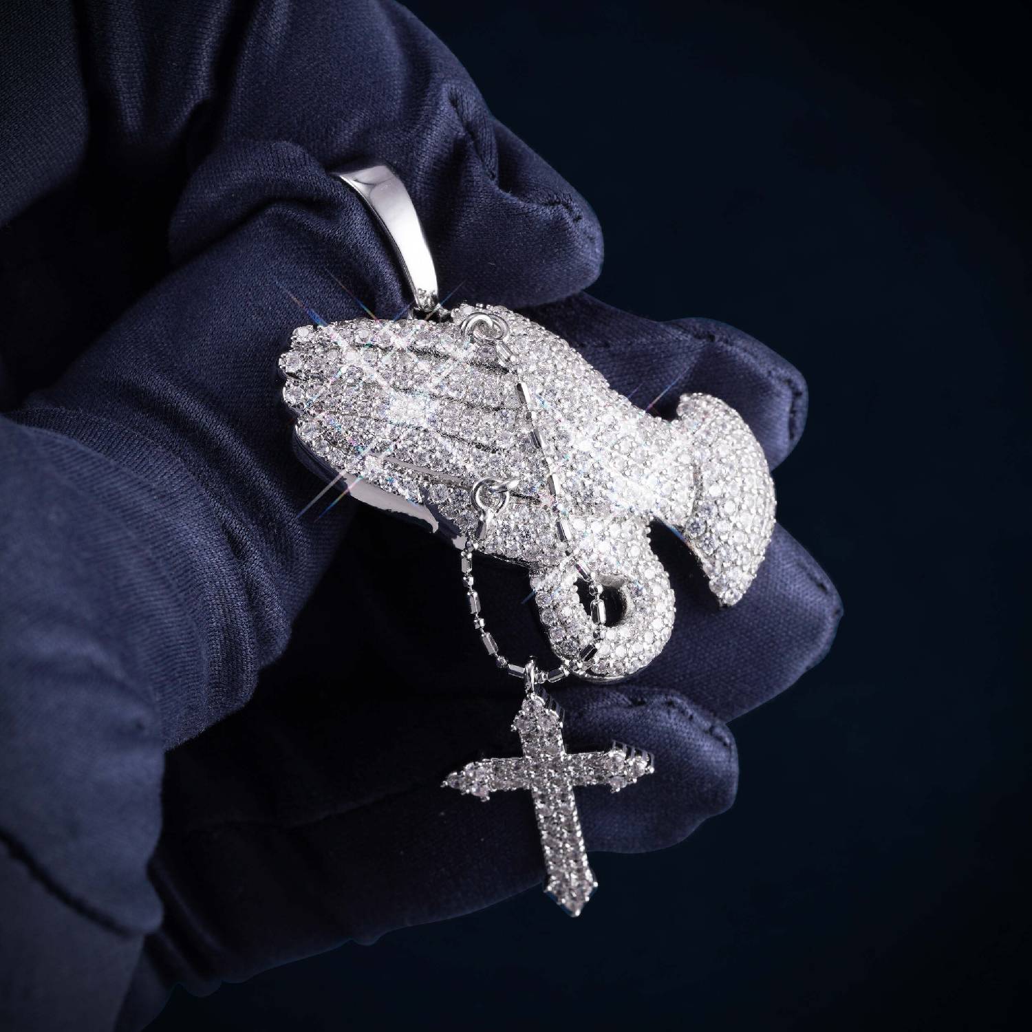 VVS Praying Hands Pendant 14K Gold、mySite、hinf8tx79