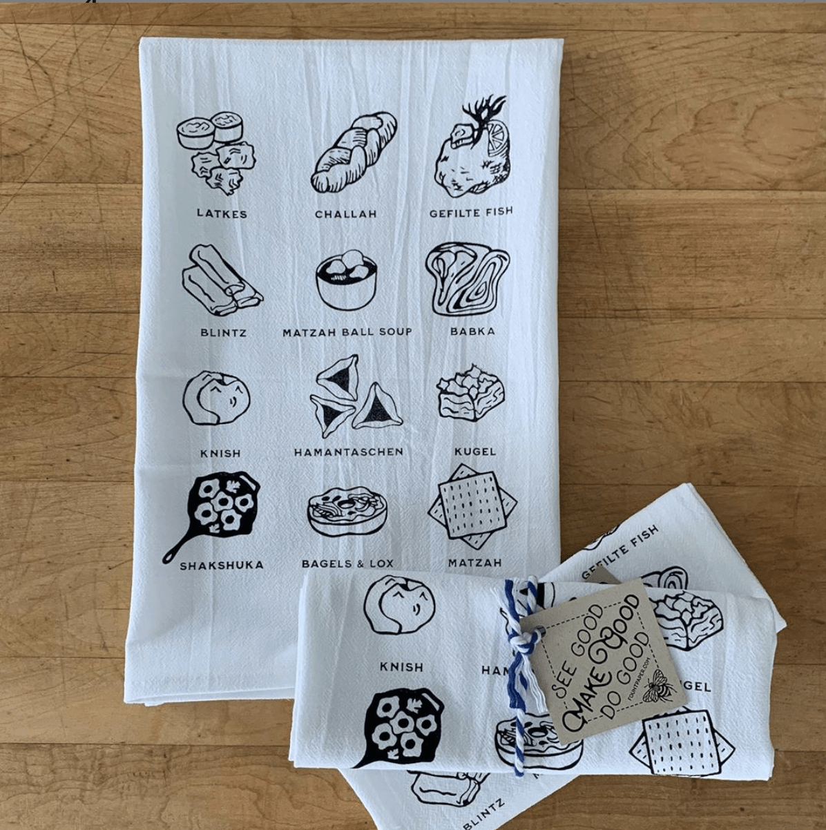Jewish Foods Kitchen Towel、mySite、topwebapps