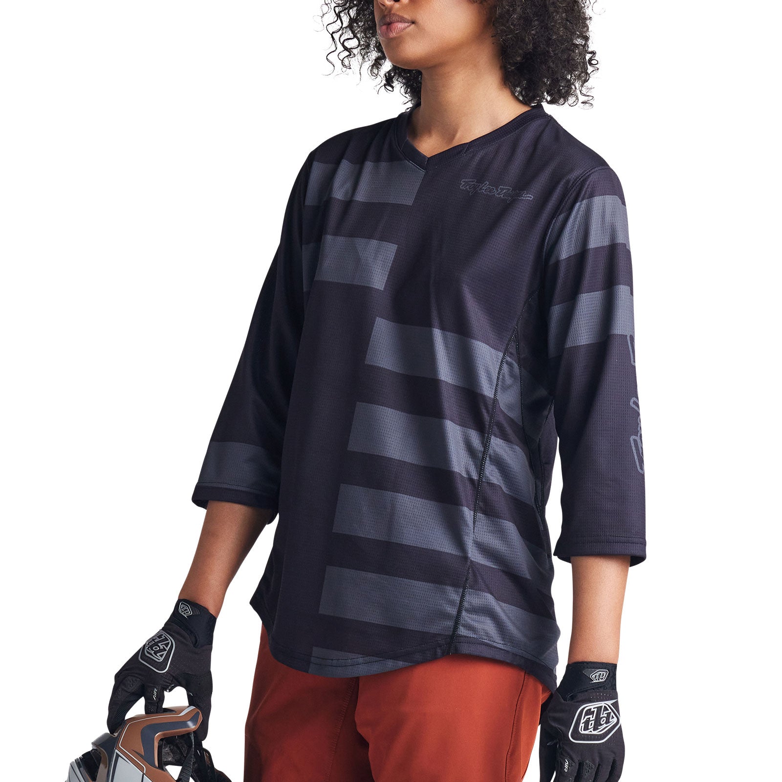 Womens Mischief Jersey Split Stripe Black、mySite、dreamappss