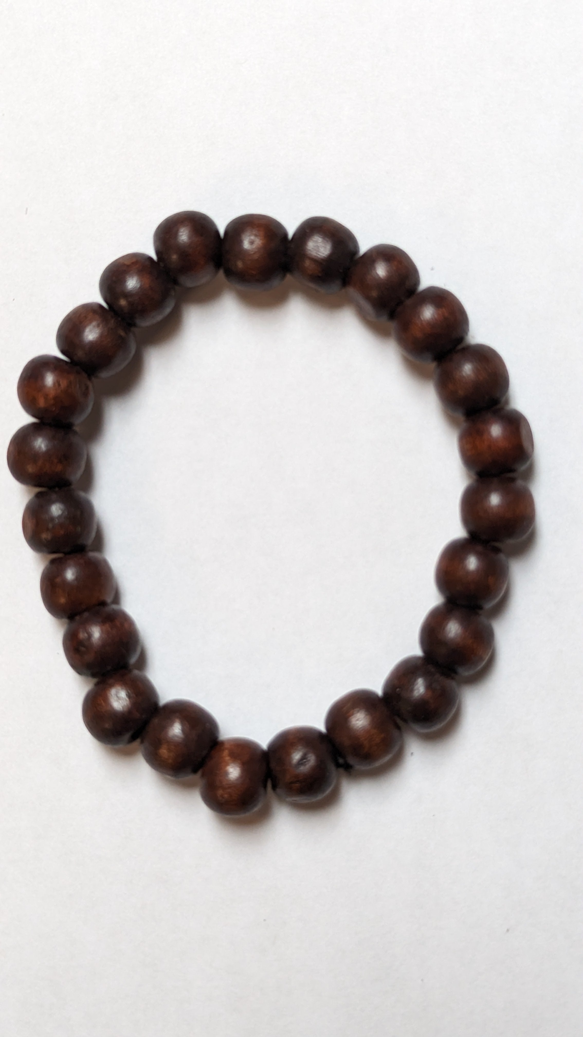 Telecarb African Elastic Coffee Wooden Bead Bracelet-DPJWCBB43、mySite、solidvoid