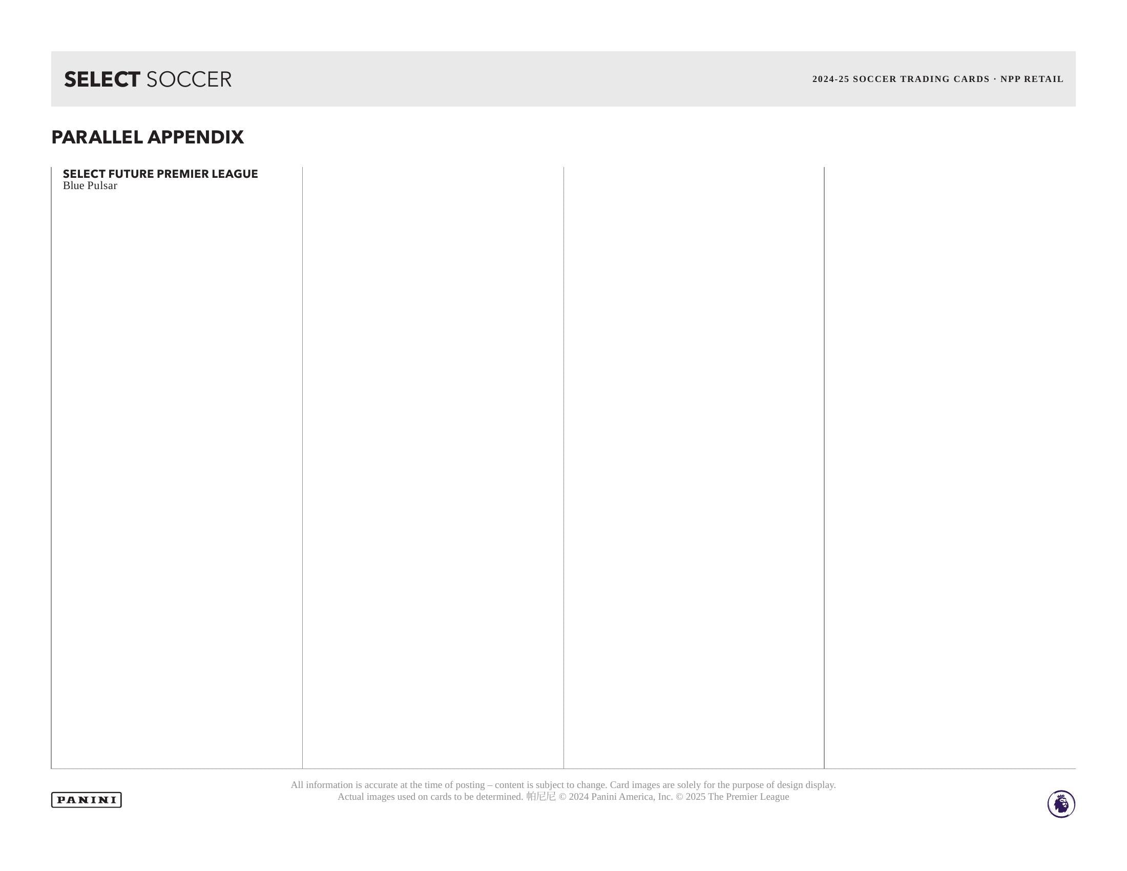 Panini Select Premier League 2024/25 - Blaster Box、mySite、waistdrama