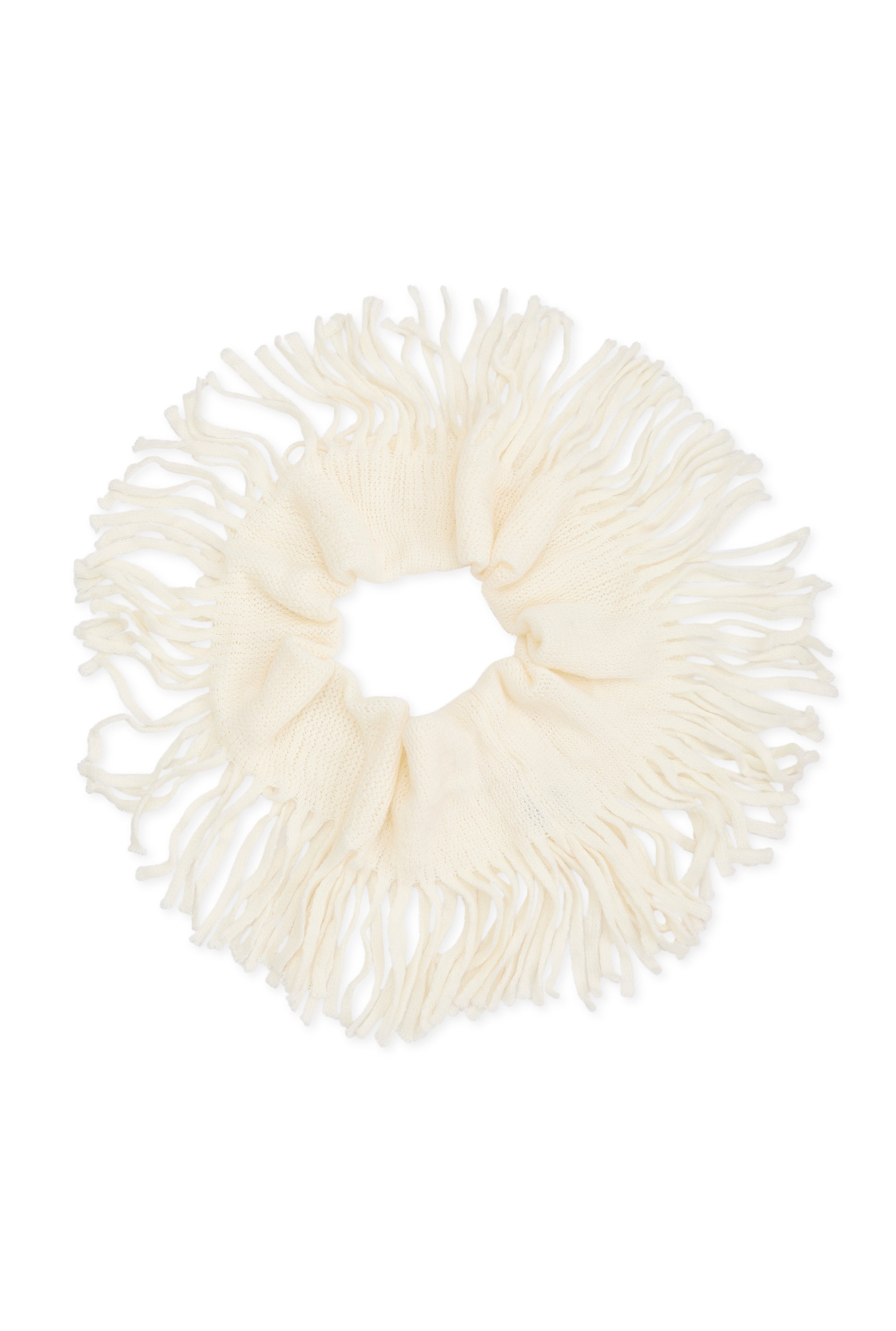 Solid Fringe Infinity Scarf、mySite、camillekostekn