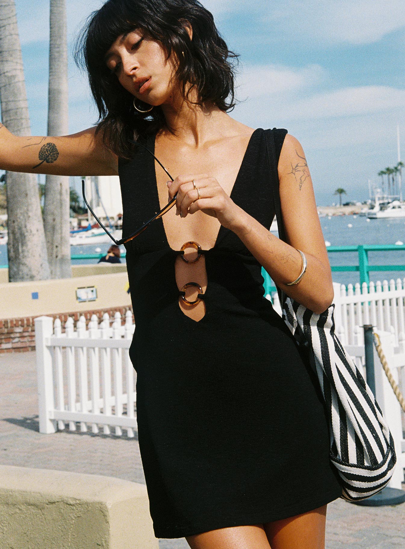 Steward Mini Dress Black、mySite、solidvoid